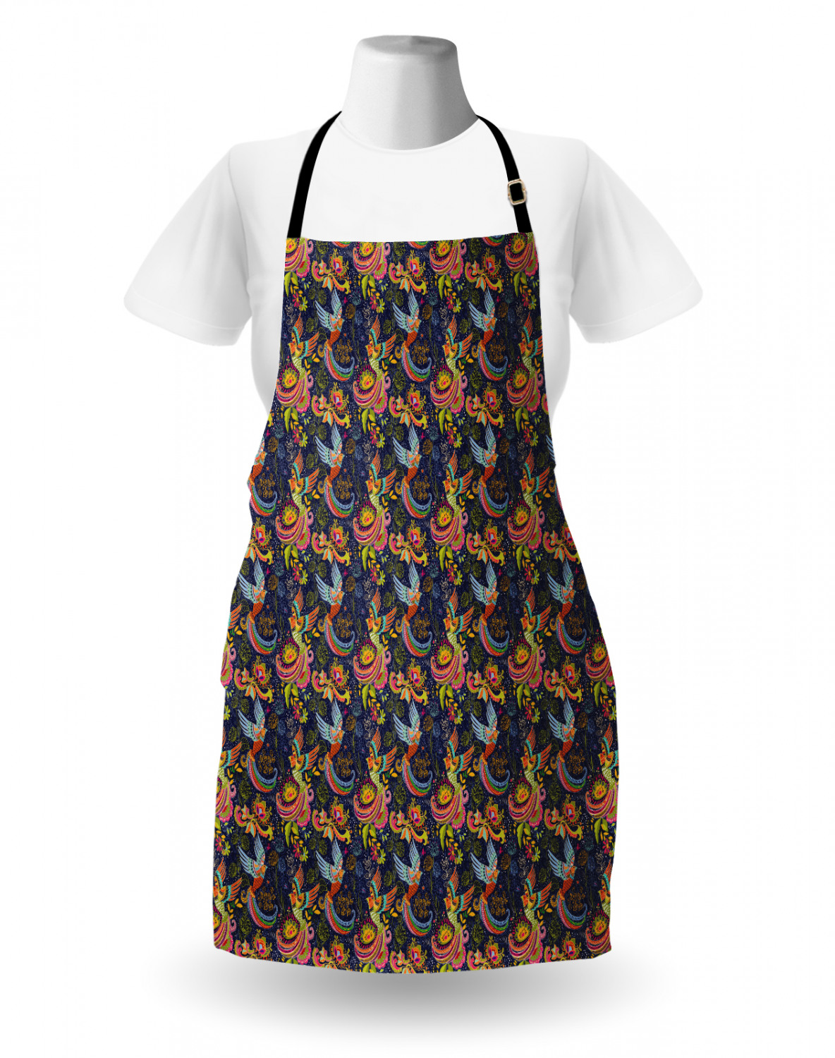 Chinese New Year Apron Unisex Kitchen Bib with Adjustable Neck for ...