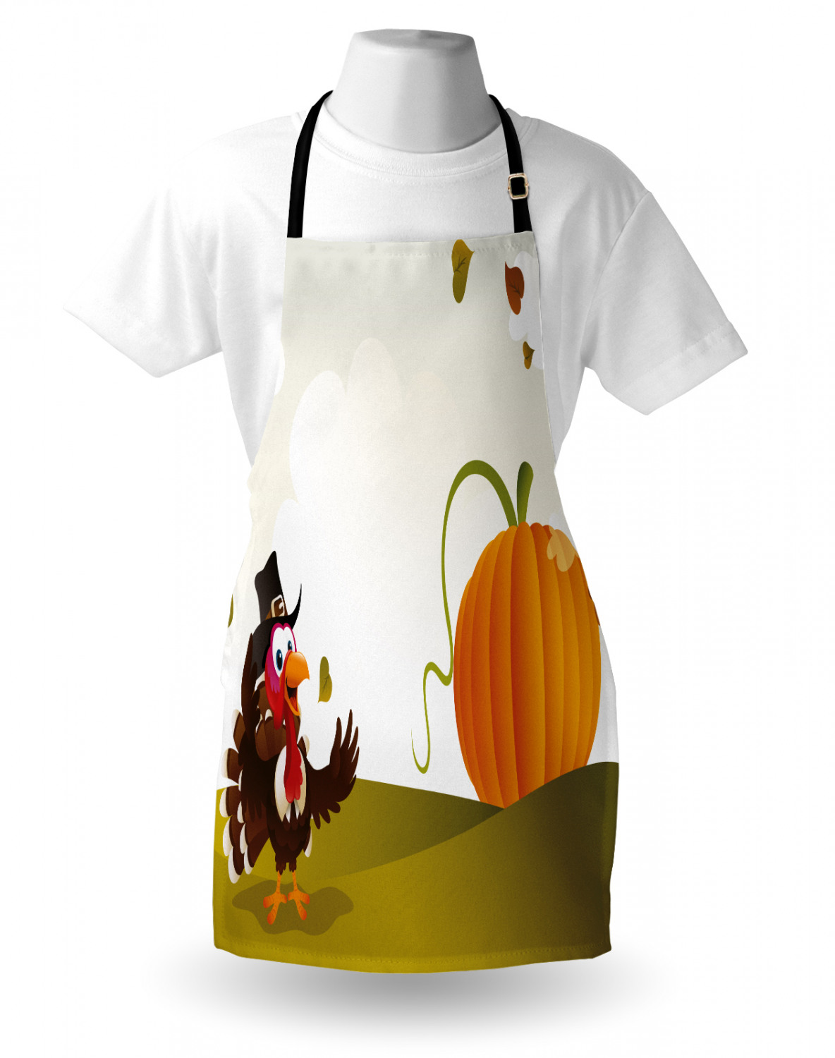 Thanksgiving Apron Unisex Kitchen Bib with Adjustable Neck for Cooking ...