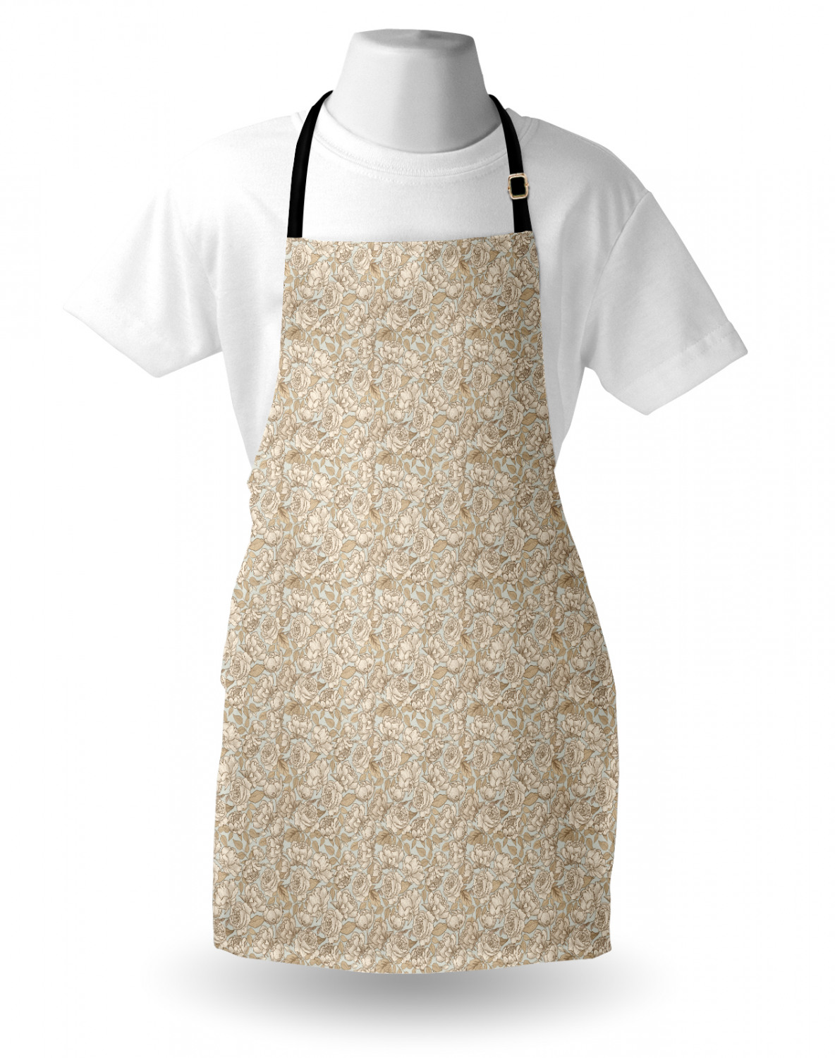 Wedding Apron Unisex Kitchen Bib with Adjustable Neck for Cooking Baking