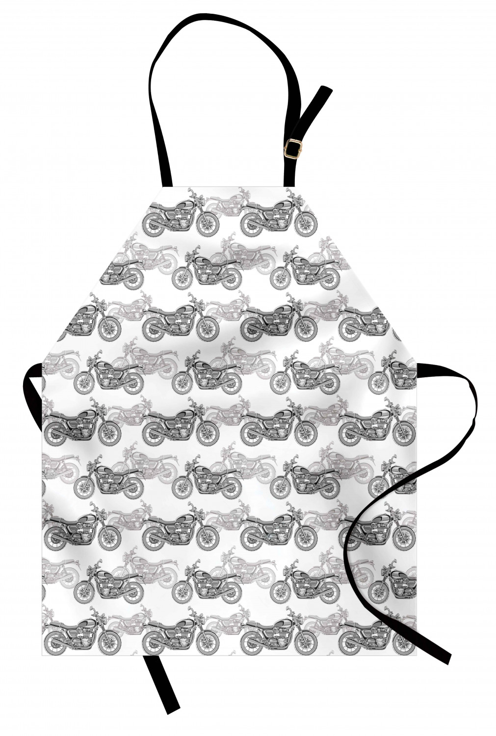 Ambesonne Motorcycle Kids Apron Boys Girls Apron Bib Cooking & Painting