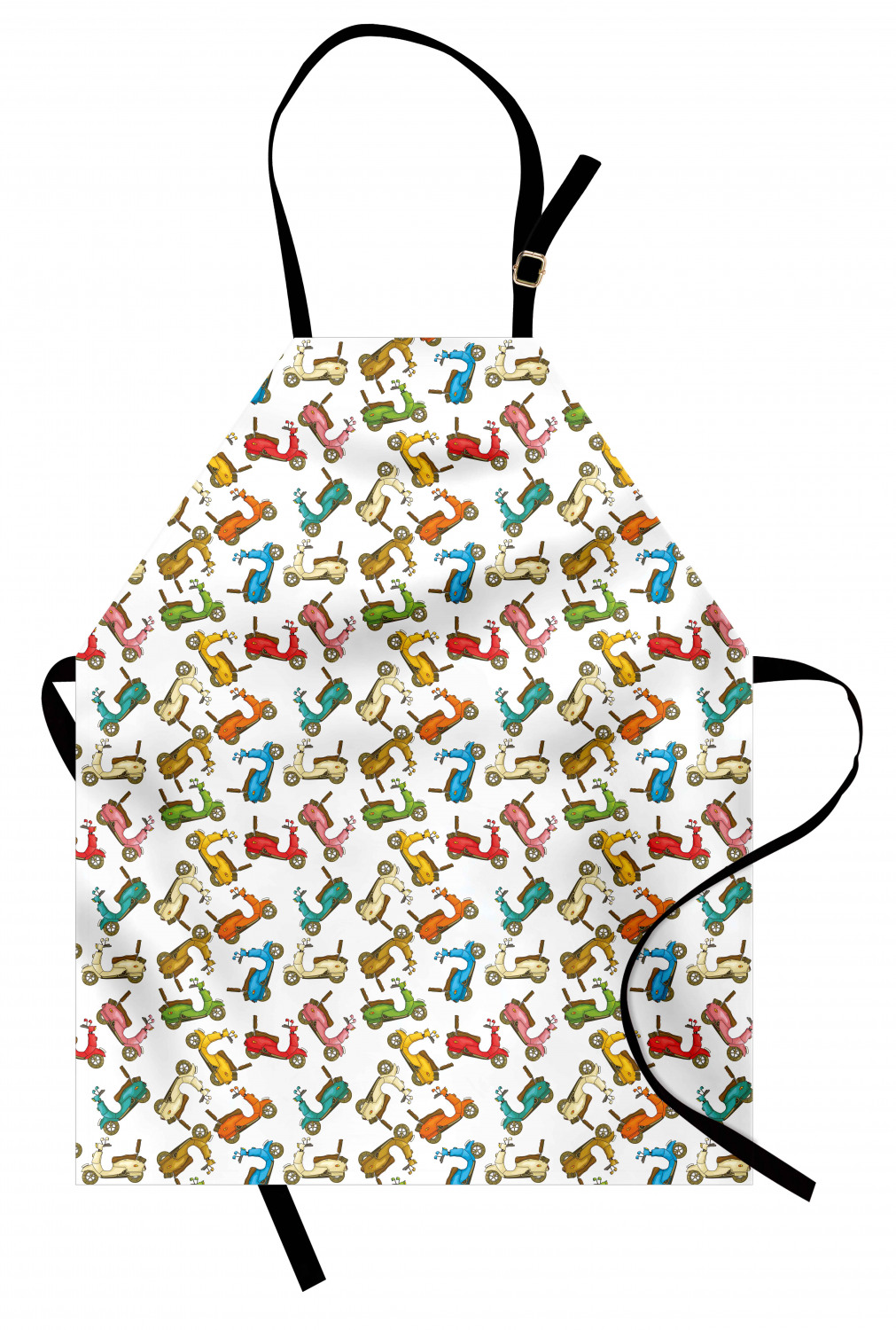 Ambesonne Motorcycle Kids Apron Boys Girls Apron Bib Cooking & Painting