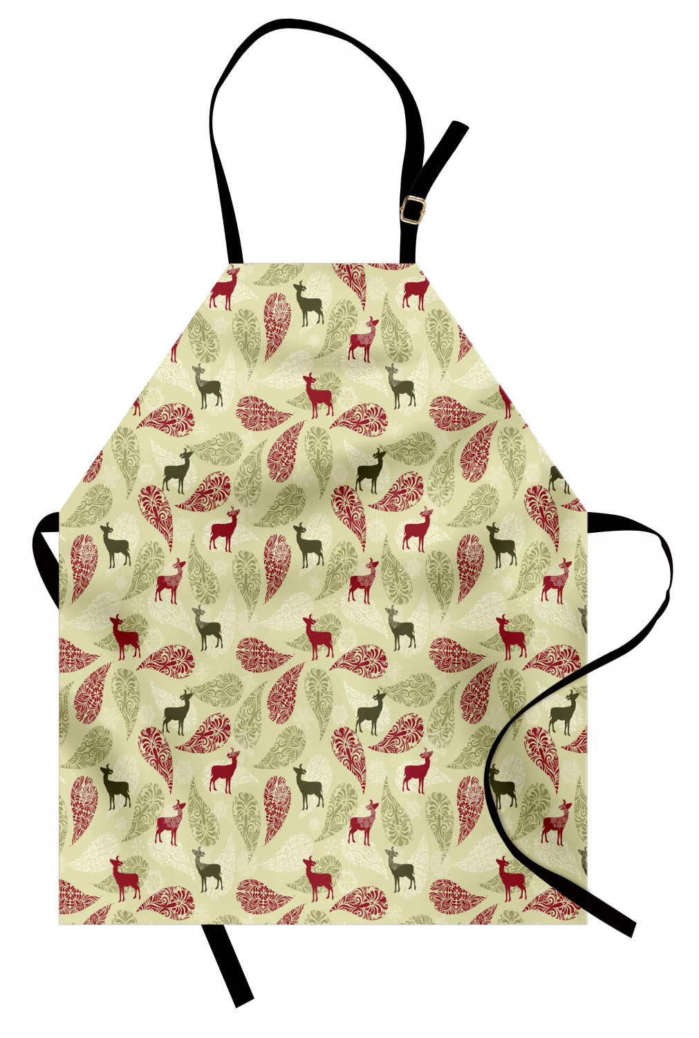 Ambesonne Apron Unisex Bib with Adjustable Strap for Working