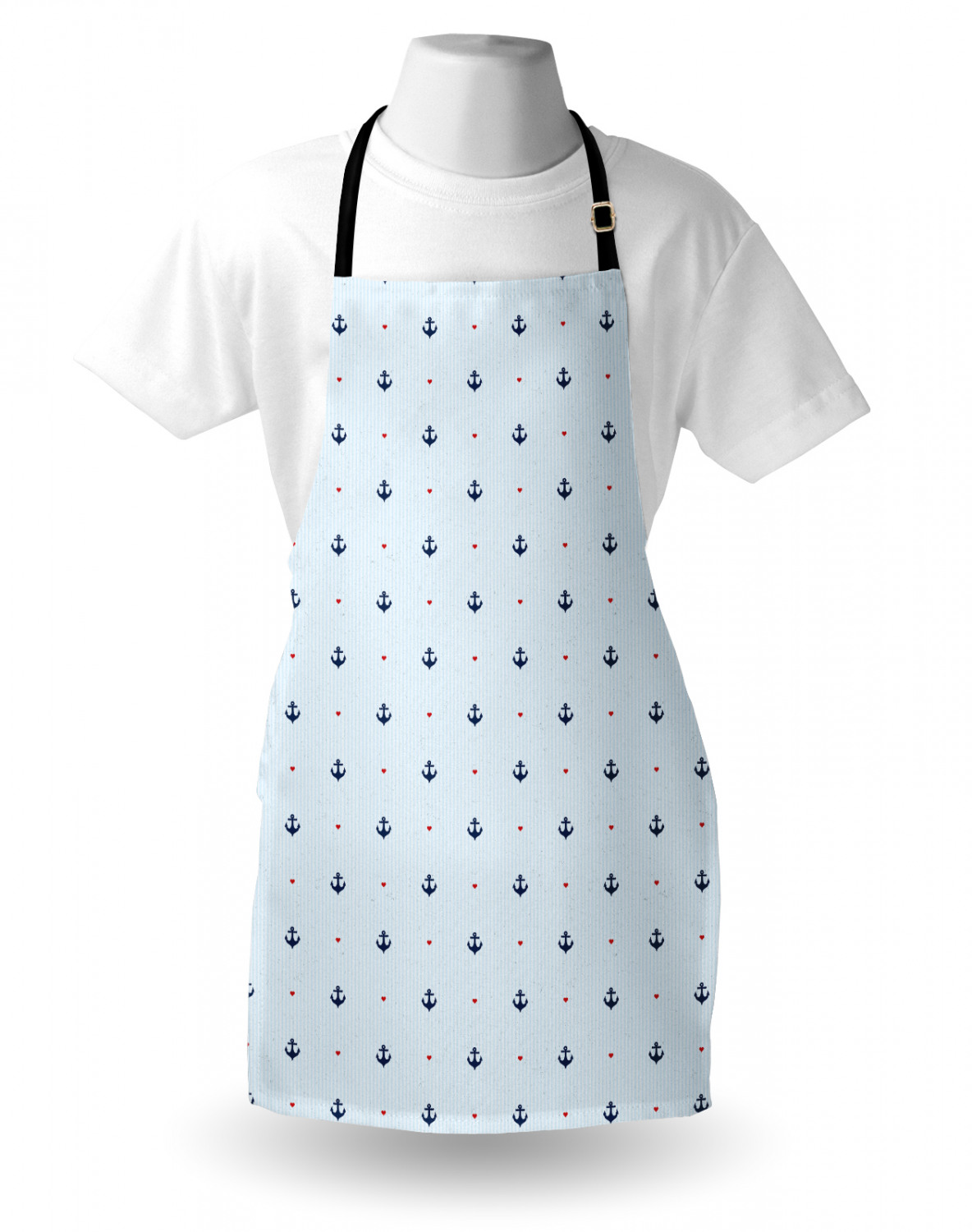 Nautical Whale Apron Unisex Kitchen Bib with Adjustable Neck Cooking