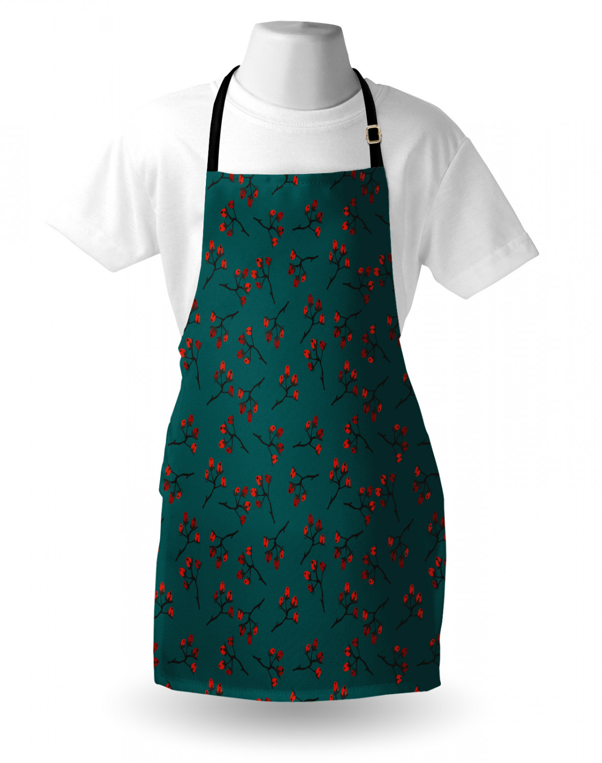 Ambesonne Apron Unisex Bib with Adjustable Strap for Working