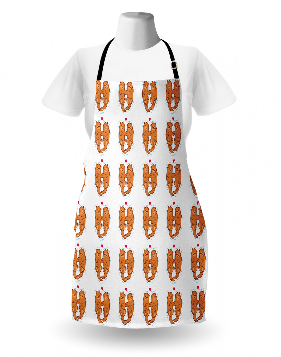 Ambesonne Apron Unisex Bib with Adjustable Strap for Working