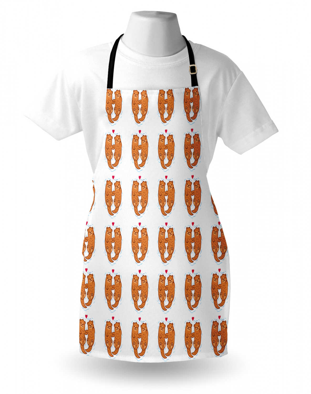 Ambesonne Apron Unisex Bib with Adjustable Strap for Working