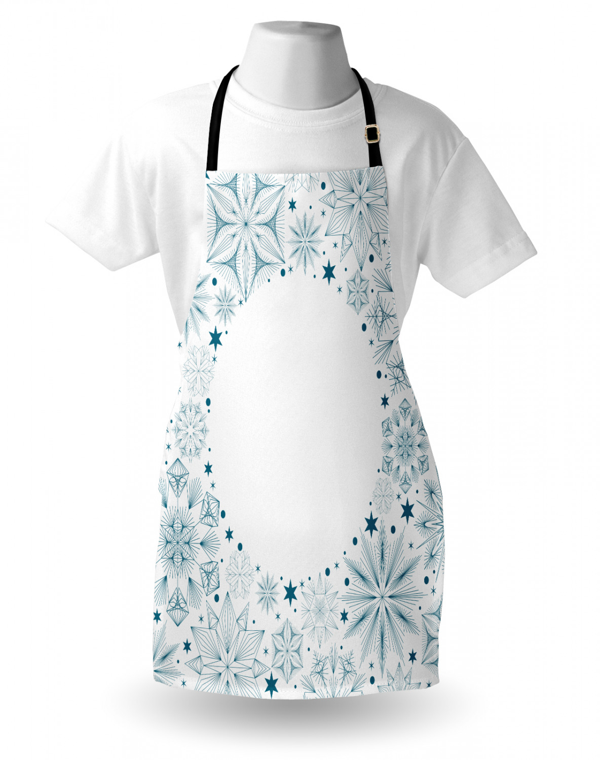 Gingerbread Man Apron Unisex Kitchen Bib with Adjustable Neck Cooking