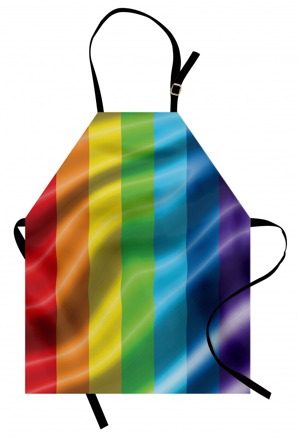 Ambesonne Rainbow Fun Kids Apron Boys Girls Apron Bib Cooking & Painting