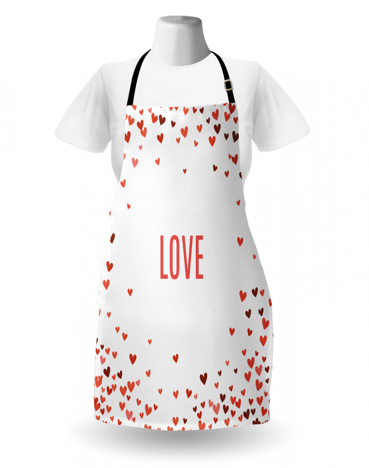 Wedding Apron Unisex Kitchen Bib with Adjustable Neck for Cooking Baking