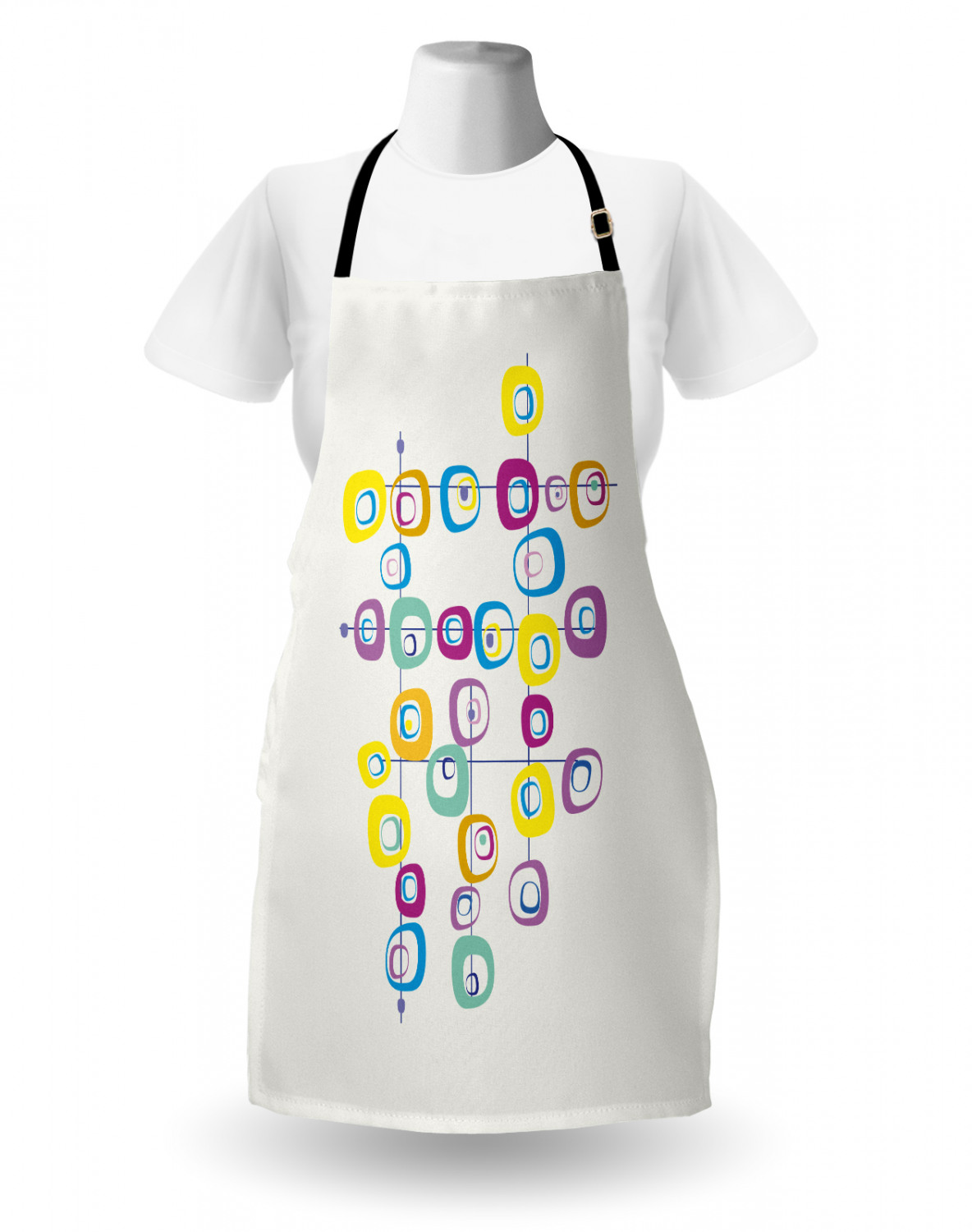 Gingerbread Man Apron Unisex Kitchen Bib with Adjustable Neck Cooking