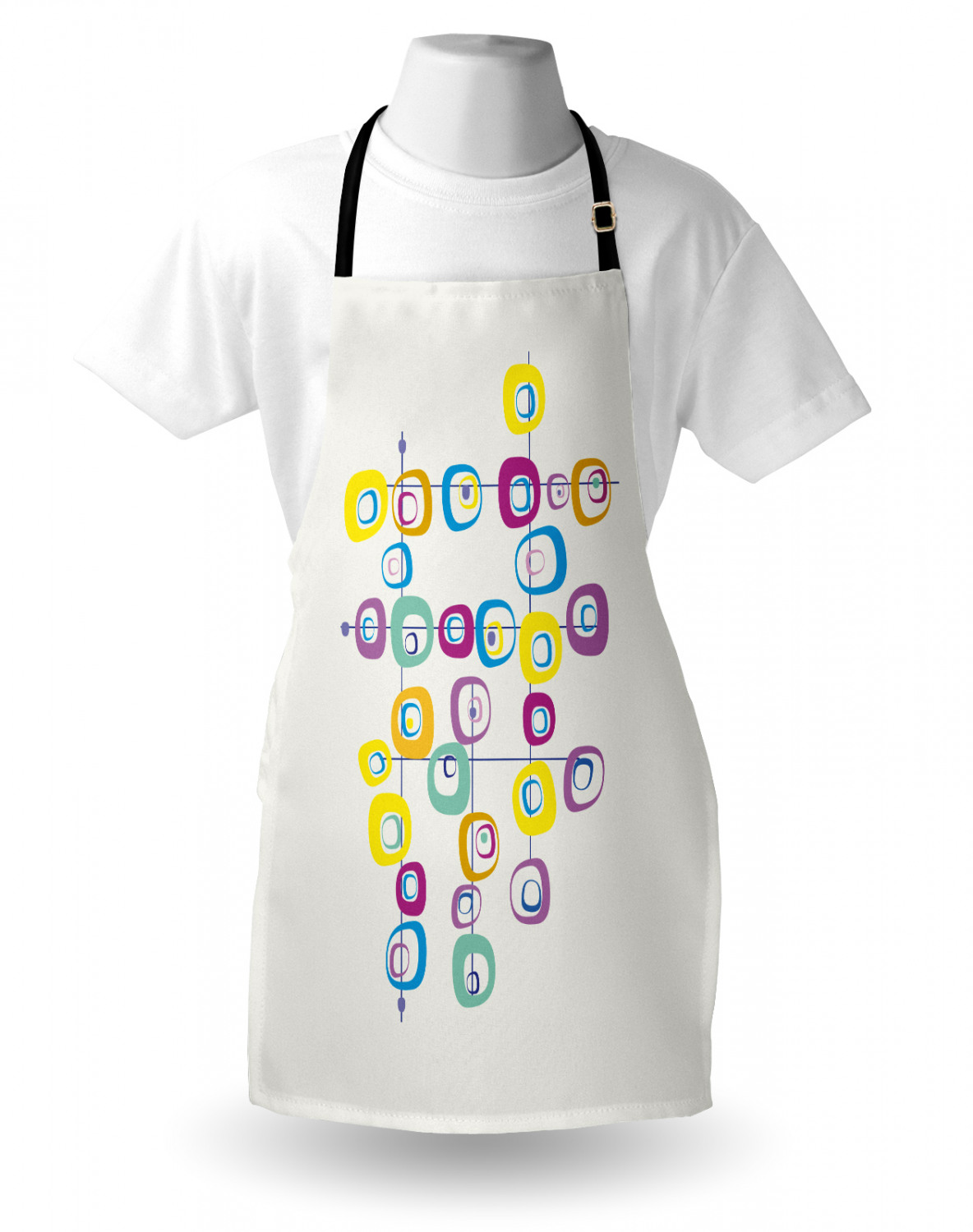 Gingerbread Man Apron Unisex Kitchen Bib with Adjustable Neck Cooking