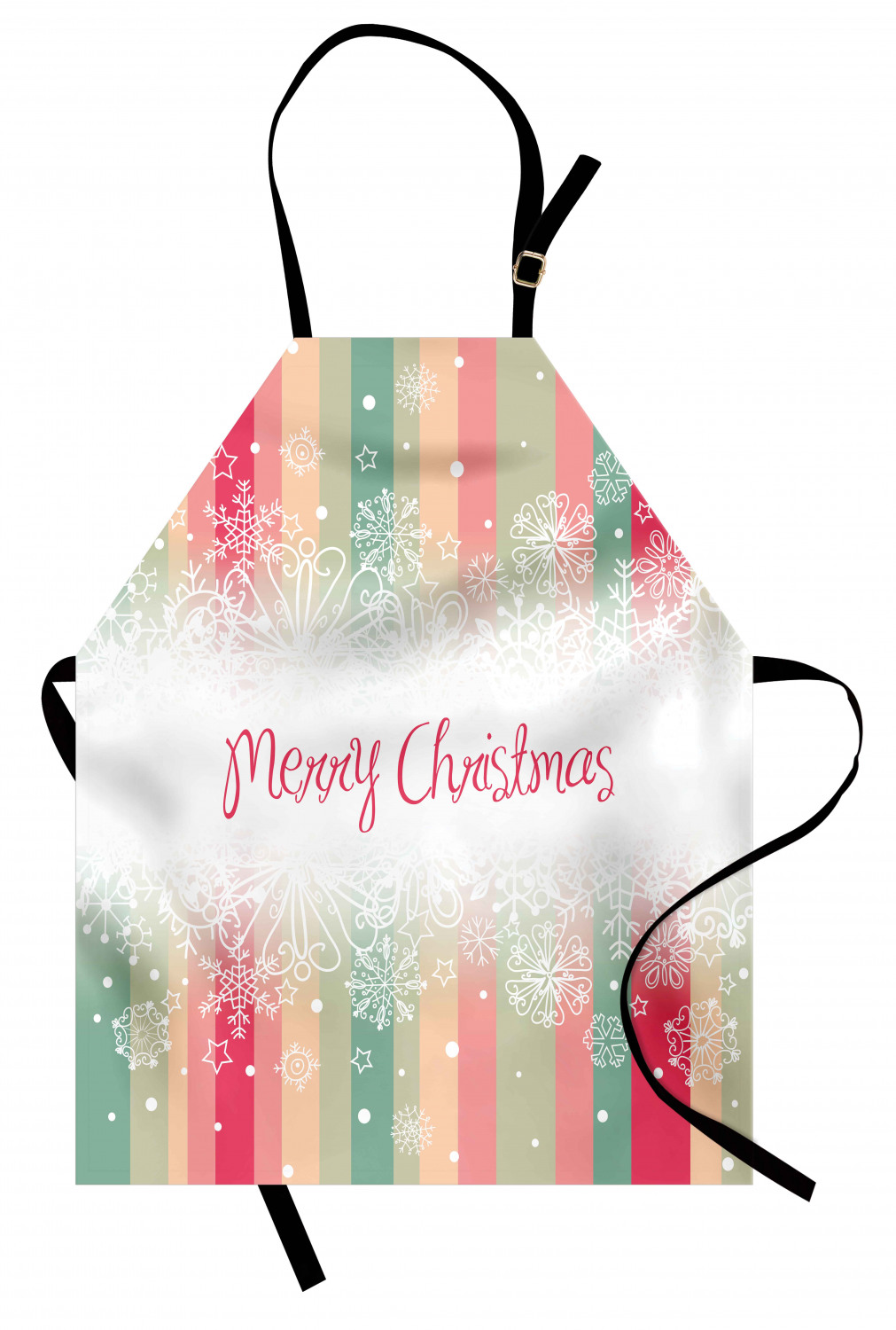 Gingerbread Man Apron Unisex Kitchen Bib with Adjustable Neck Cooking