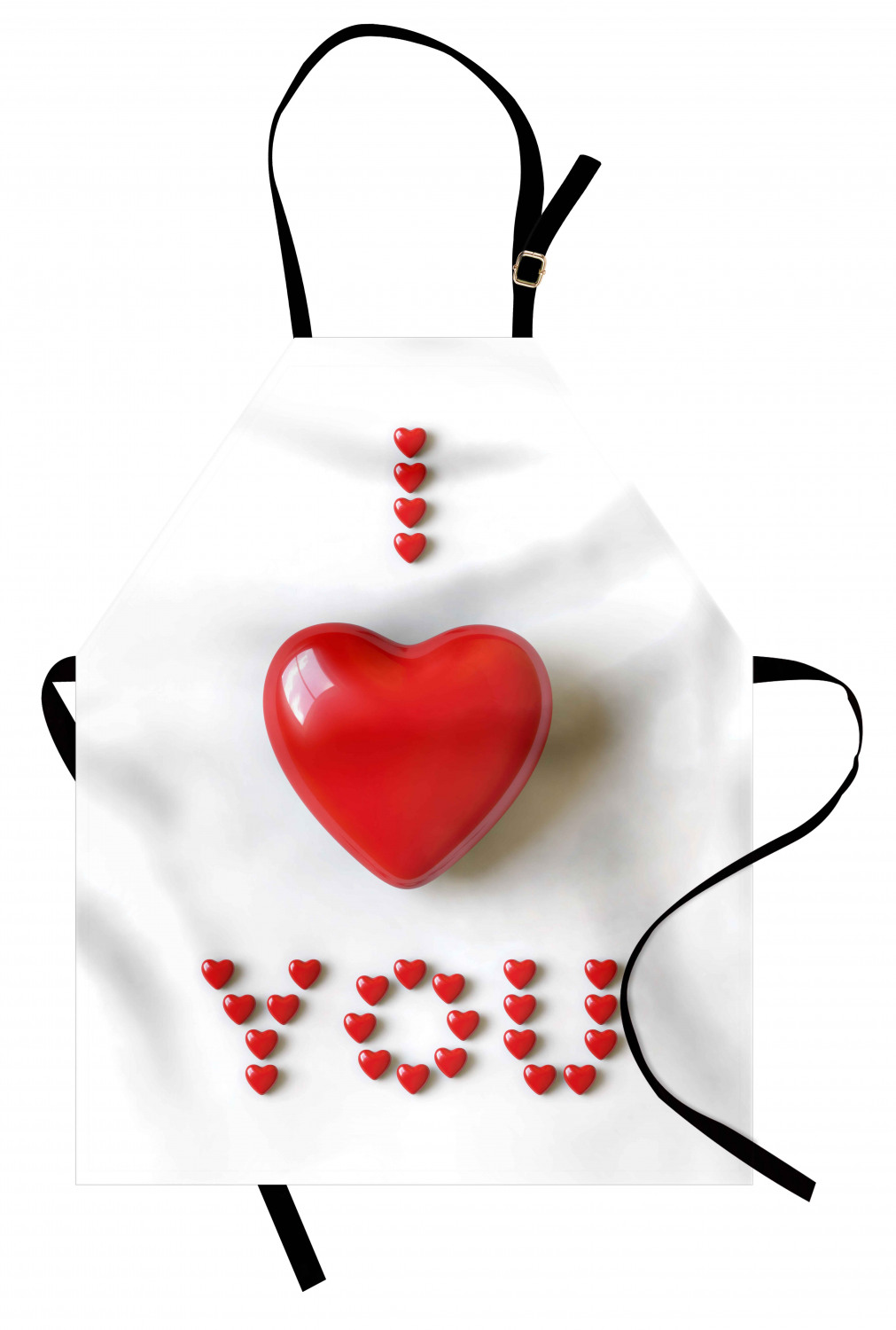 Ambesonne Love Saying Kids Apron Boys Girls Apron Bib Cooking & Painting