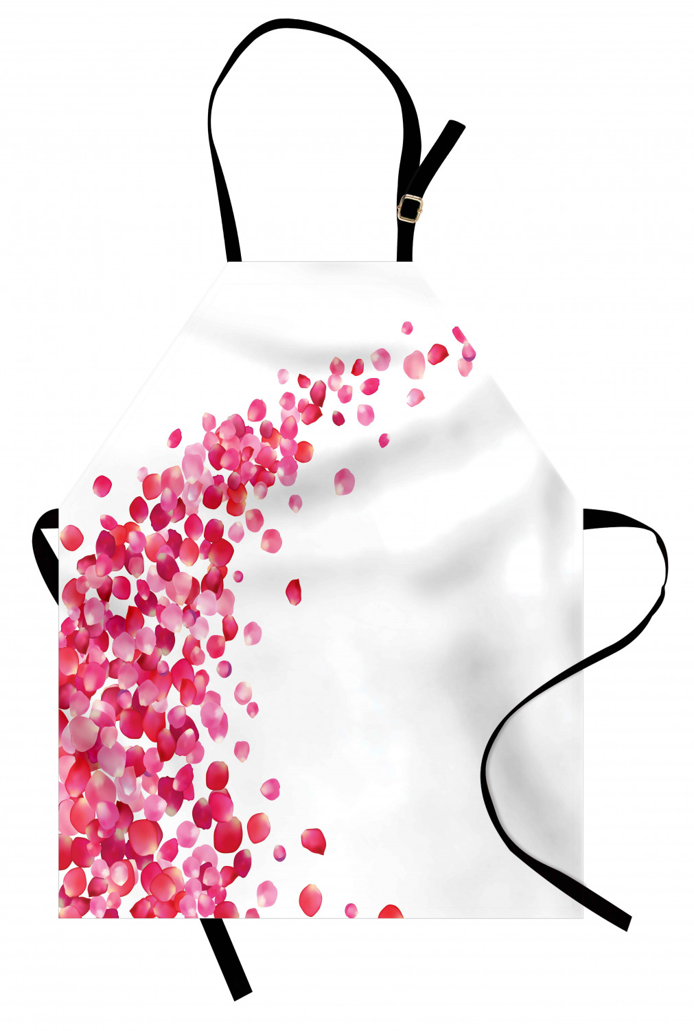 Ambesonne Pink Apron Unisex Kitchen Bib with Adjustable Neck Cooking Baking