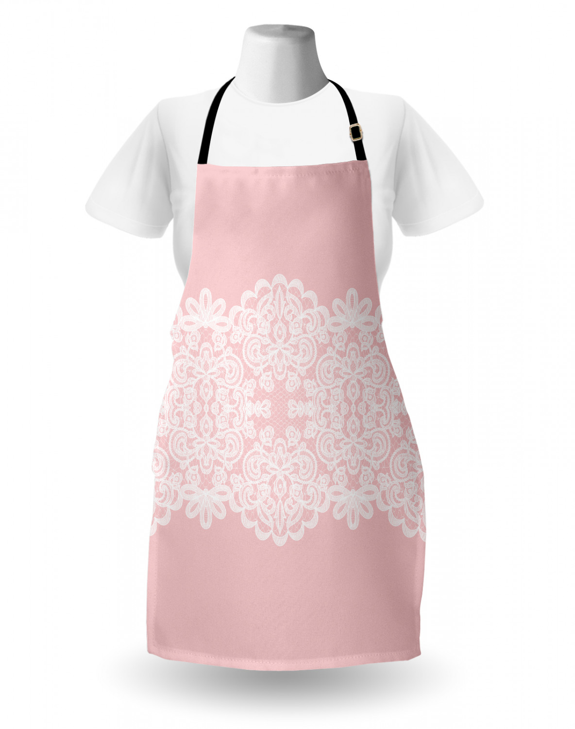 Wedding Apron Unisex Kitchen Bib with Adjustable Neck for Cooking Baking