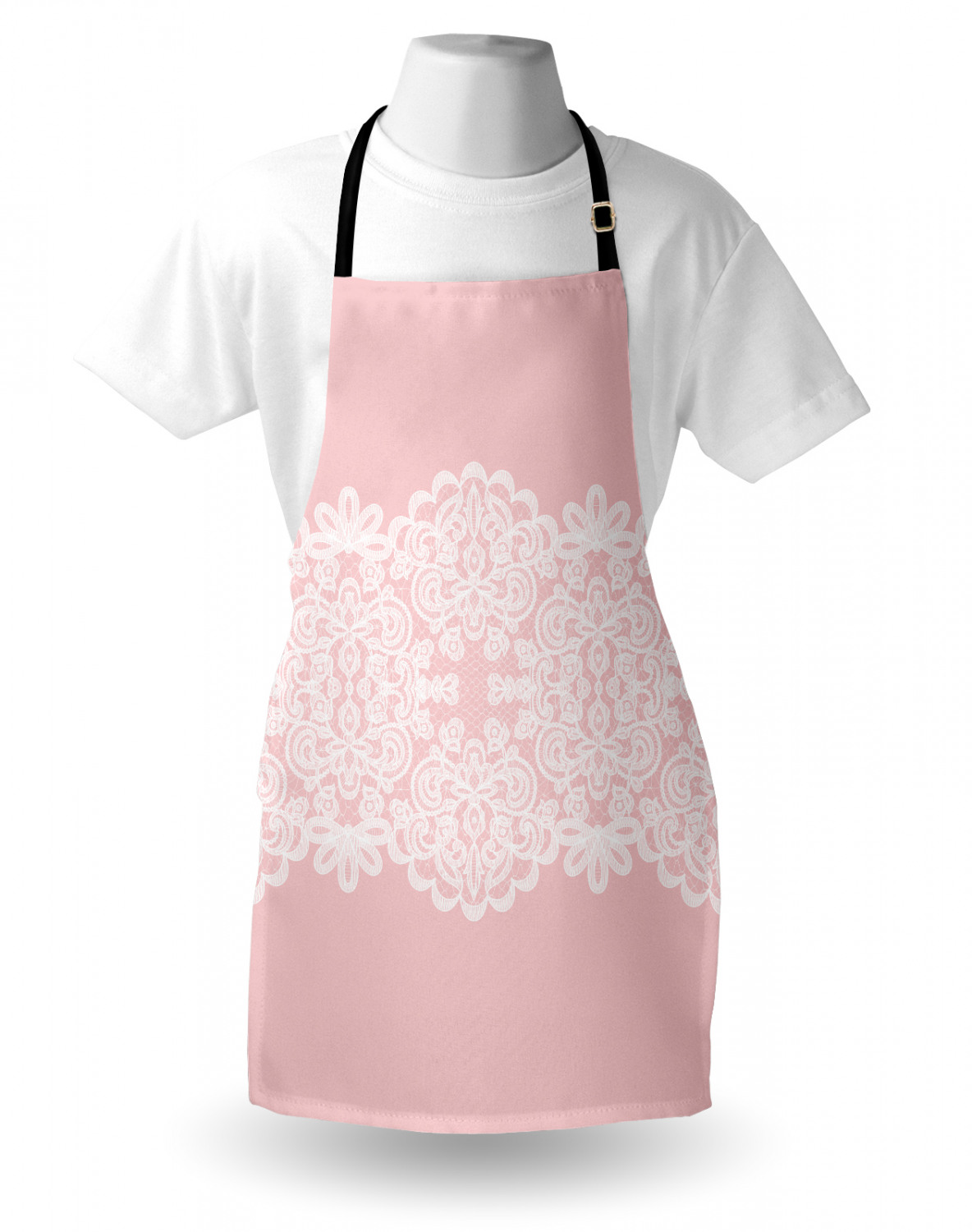 Wedding Apron Unisex Kitchen Bib with Adjustable Neck for Cooking Baking