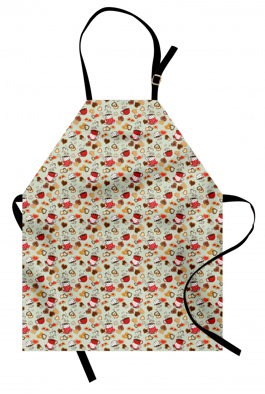 Gingerbread Man Apron Unisex Kitchen Bib with Adjustable Neck Cooking