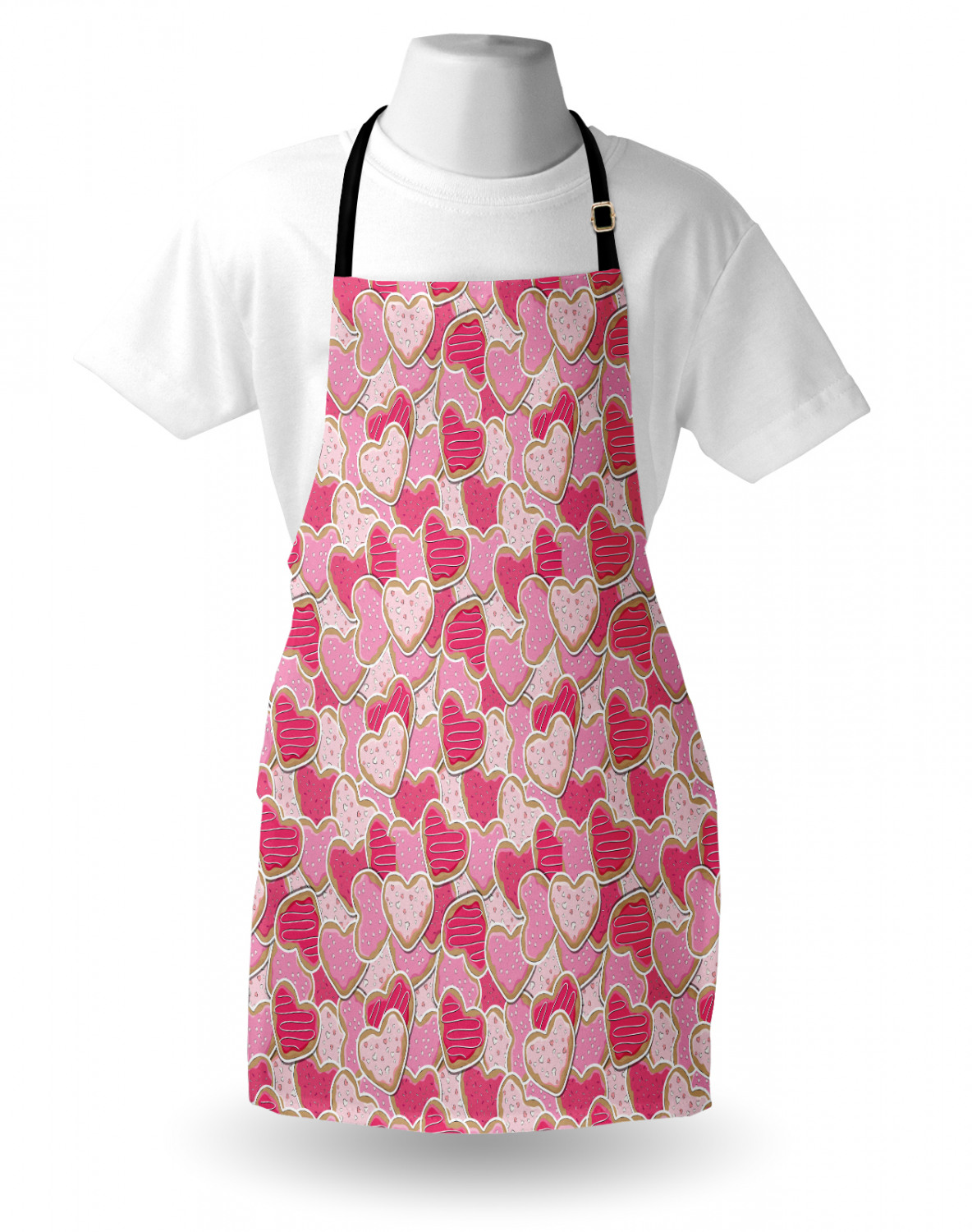 Gingerbread Man Apron Unisex Kitchen Bib with Adjustable Neck Cooking