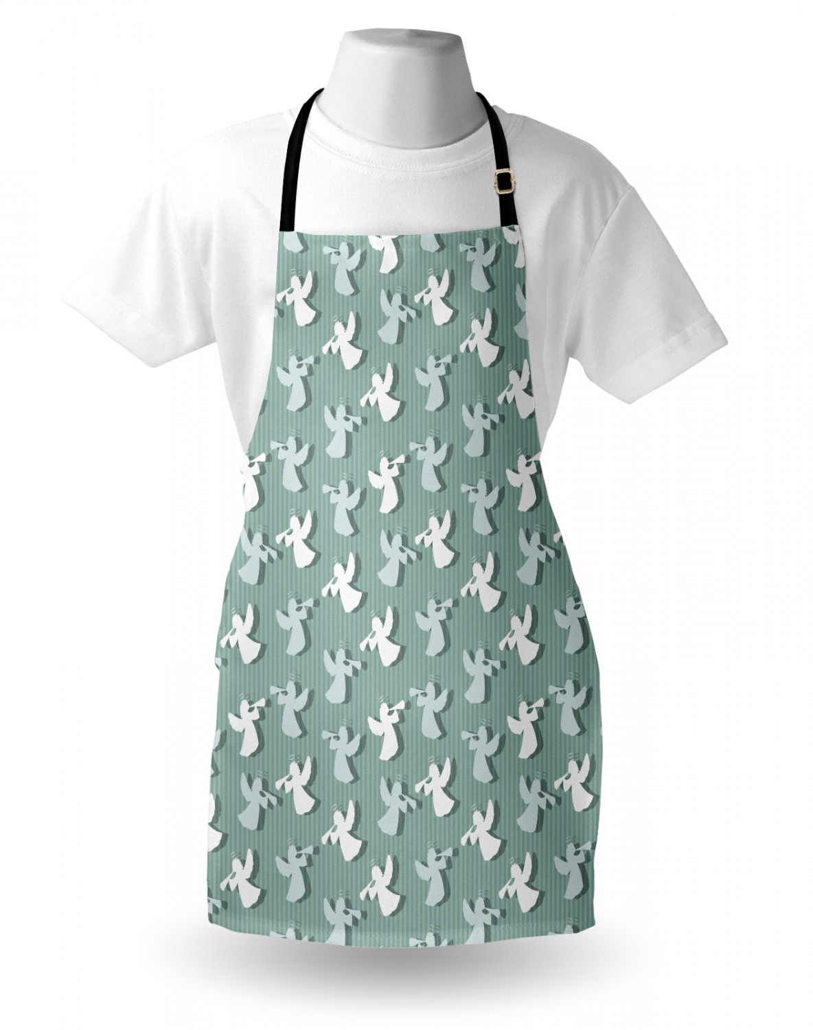 Gingerbread Man Apron Unisex Kitchen Bib with Adjustable Neck Cooking