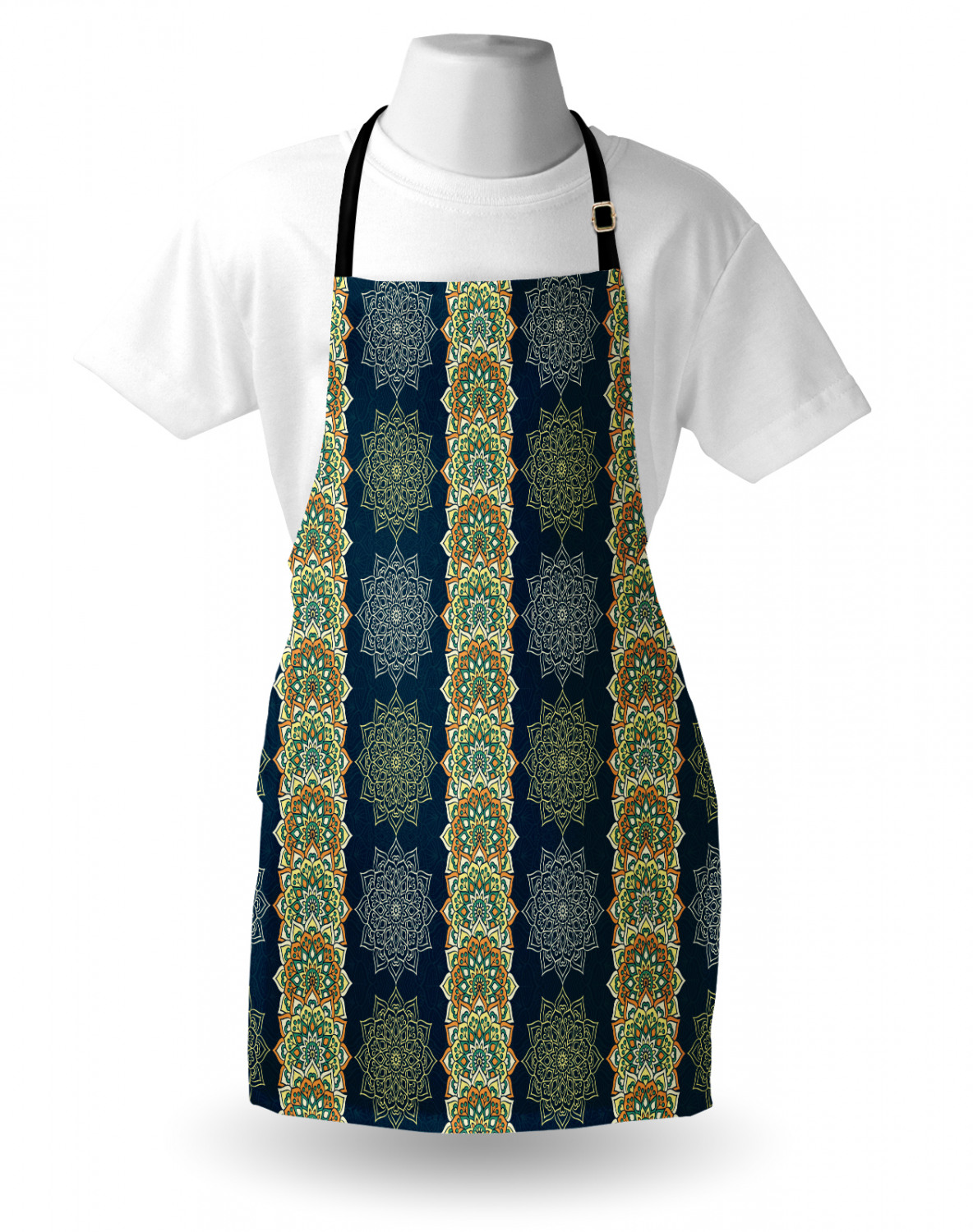 Egyptian Apron Unisex Kitchen Bib with Adjustable Neck Cooking Baking