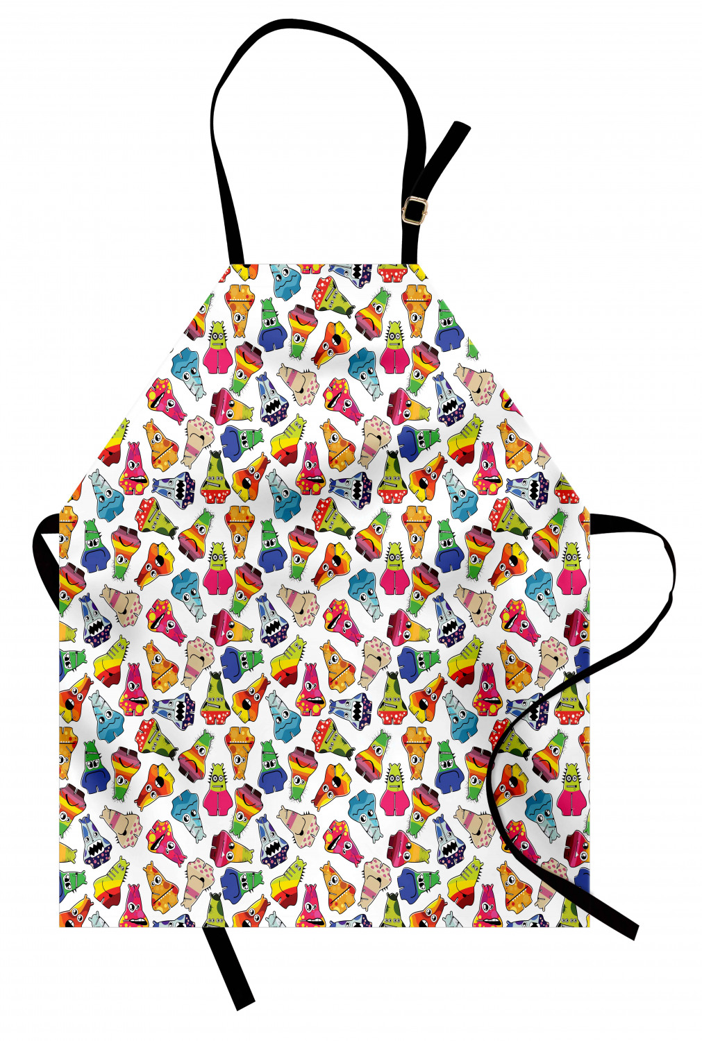 Ambesonne Funny Kids Apron Boys Girls Apron Bib Cooking & Painting