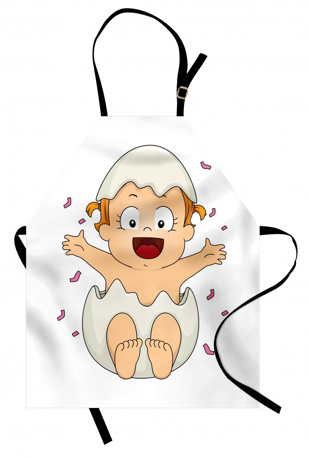 Ambesonne Cartoon Nursery Kids Apron Boys Girls Apron Bib Cooking & Painting