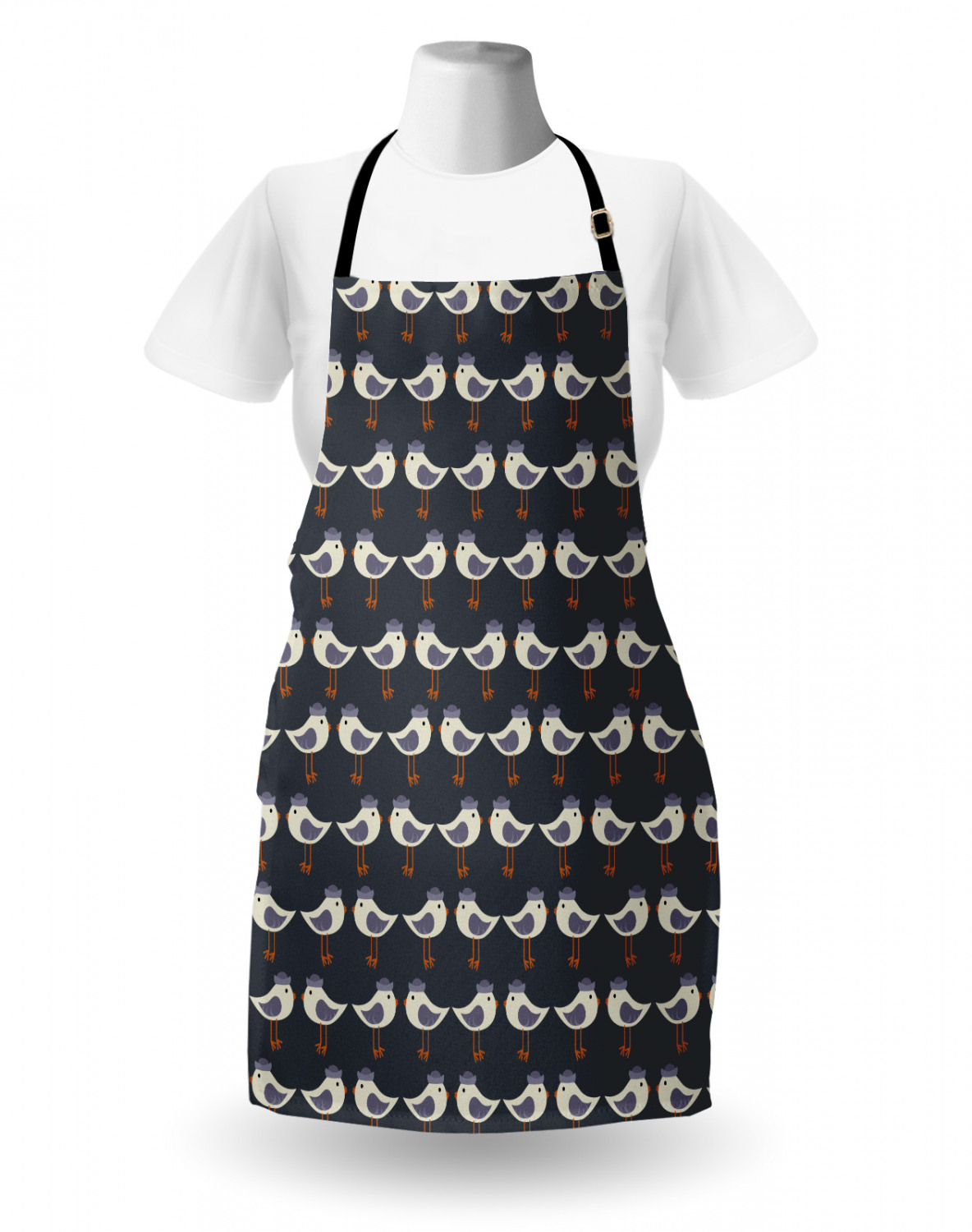 Animals Apron Unisex Kitchen Bib with Adjustable Neck Cooking Baking