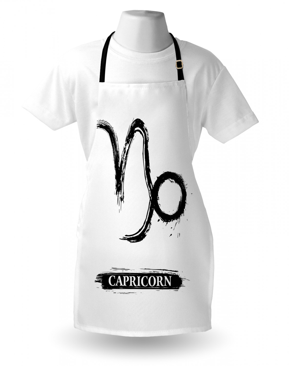 Ambesonne Unisex Long Lasting Apron Bib Adjustable Strap for Gardening Cooking