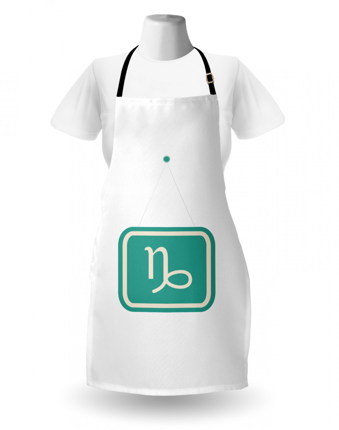 Ambesonne Unisex Long Lasting Apron Bib Adjustable Strap for Gardening Cooking