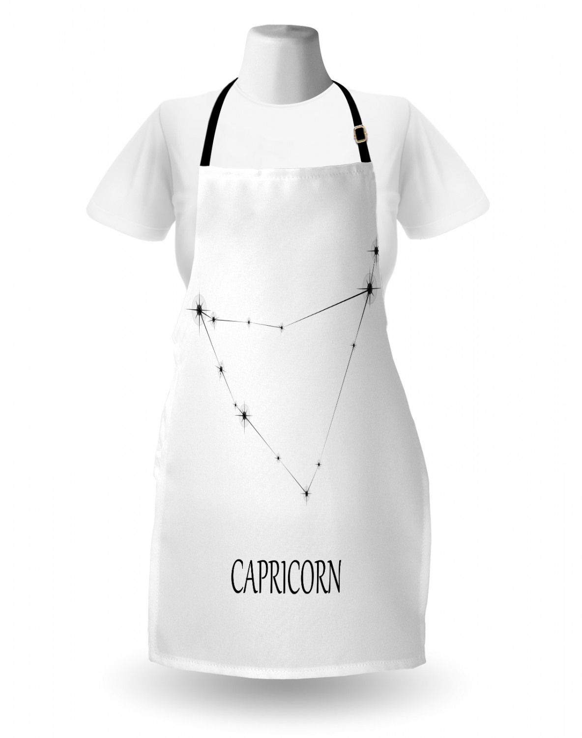 Ambesonne Unisex Long Lasting Apron Bib Adjustable Strap for Gardening Cooking