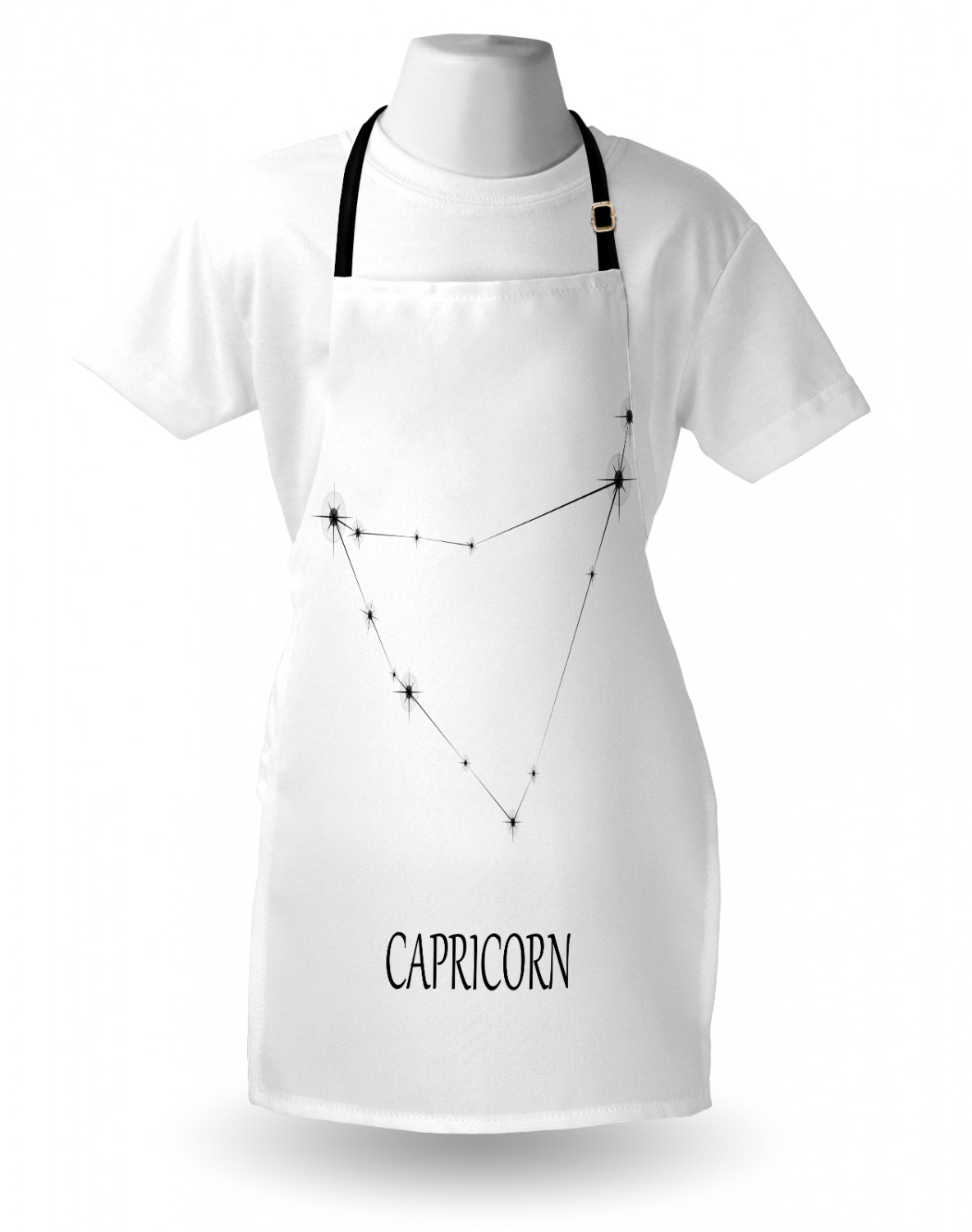 Ambesonne Unisex Long Lasting Apron Bib Adjustable Strap for Gardening Cooking