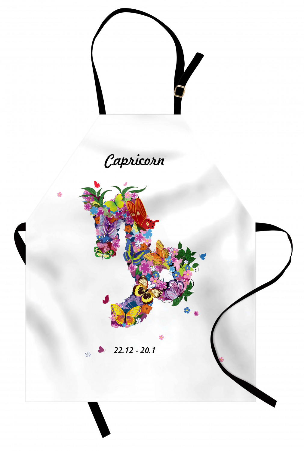 Ambesonne Unisex Long Lasting Apron Bib Adjustable Strap for Gardening Cooking