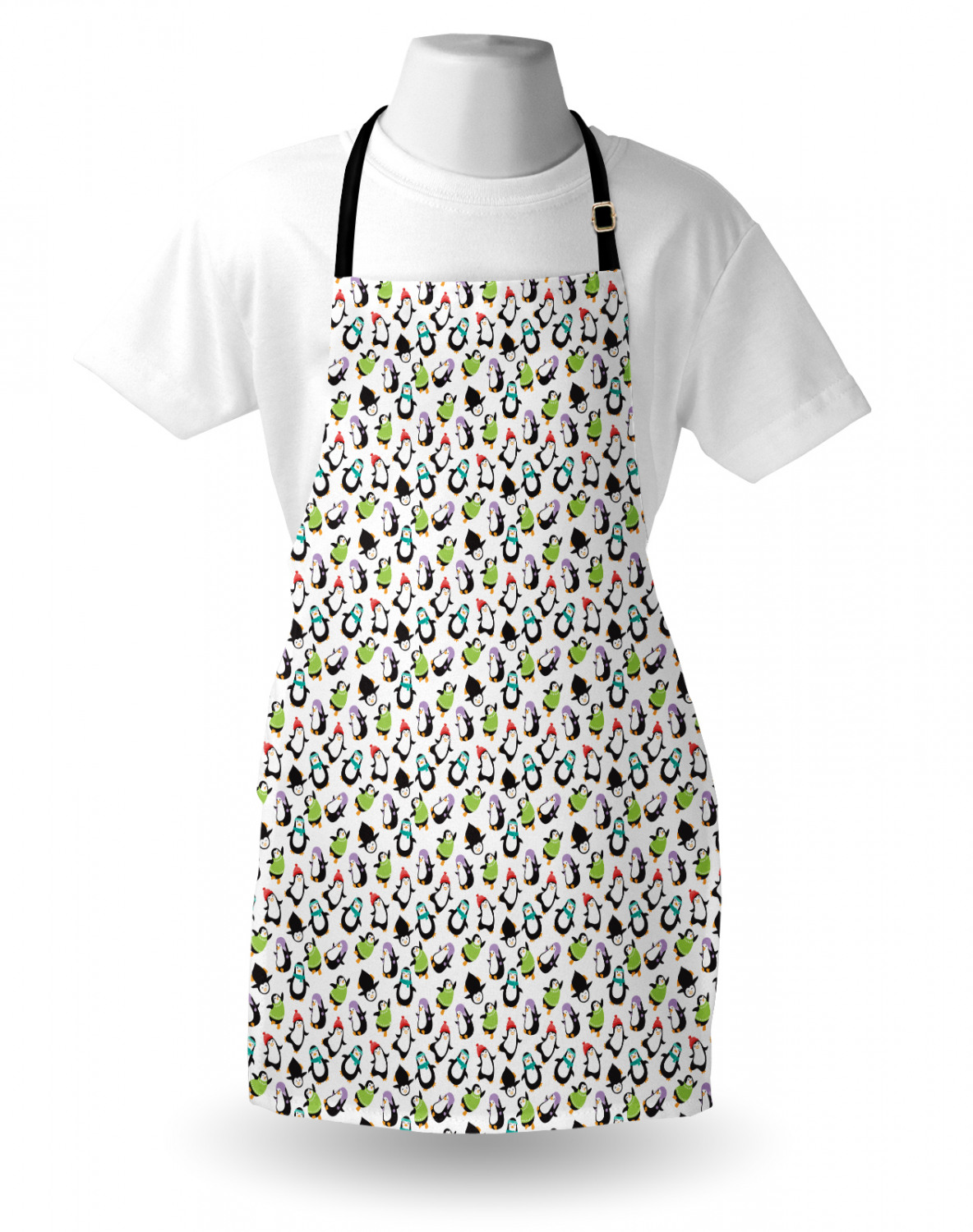 Animals Apron Unisex Kitchen Bib with Adjustable Neck Cooking Baking