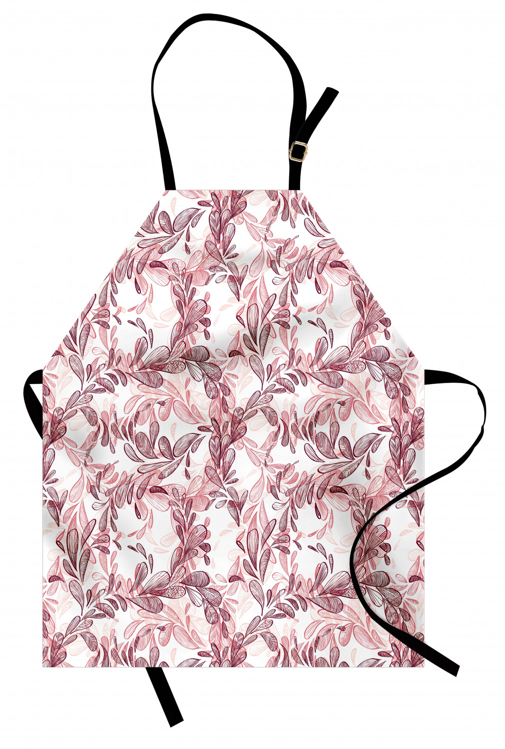 Ambesonne Flower Apron Unisex Kitchen Bib with Adjustable Neck Cooking Baking - Bild 145 von 183