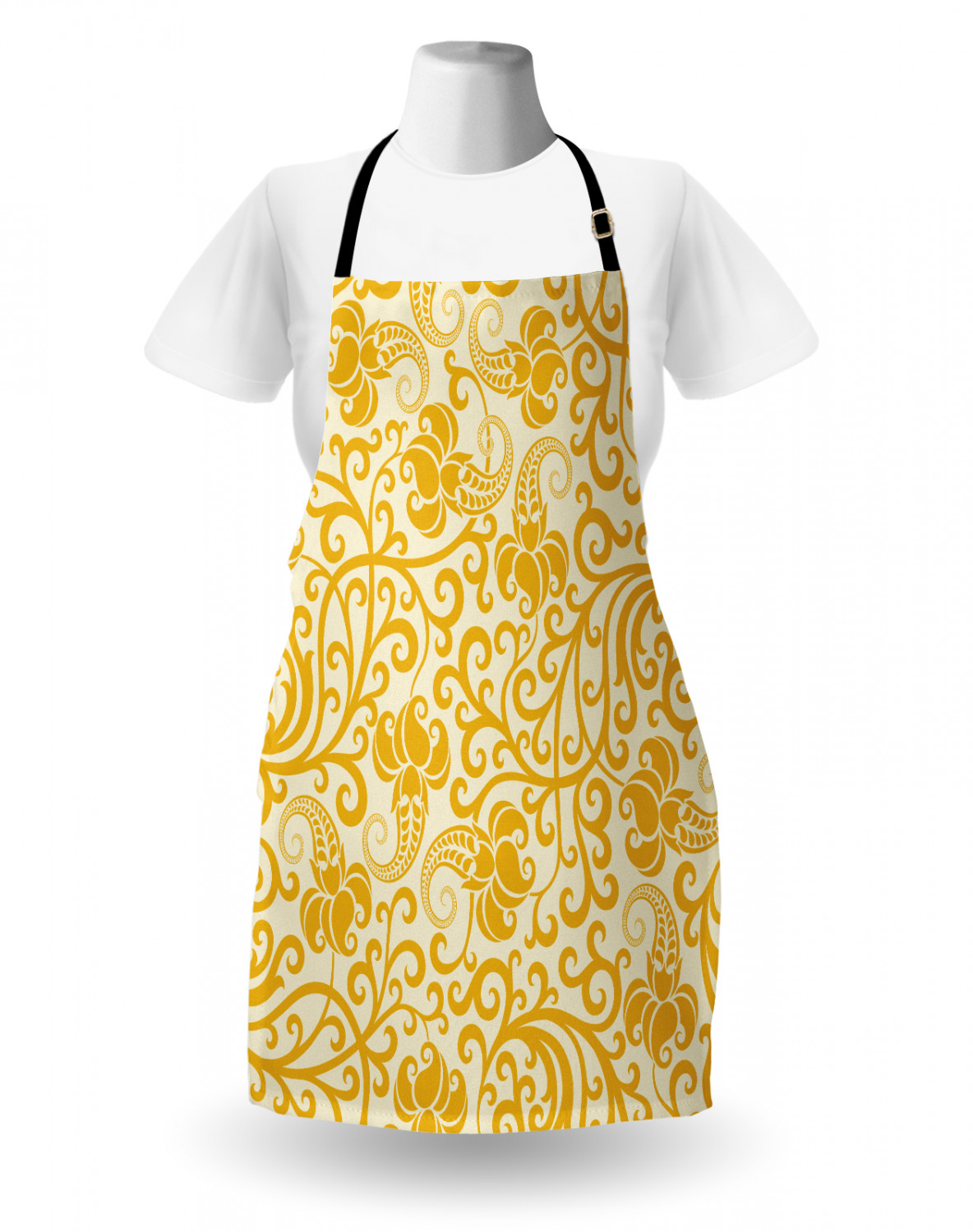 Ambesonne Apron Bib Adjustable Neck for Cooking