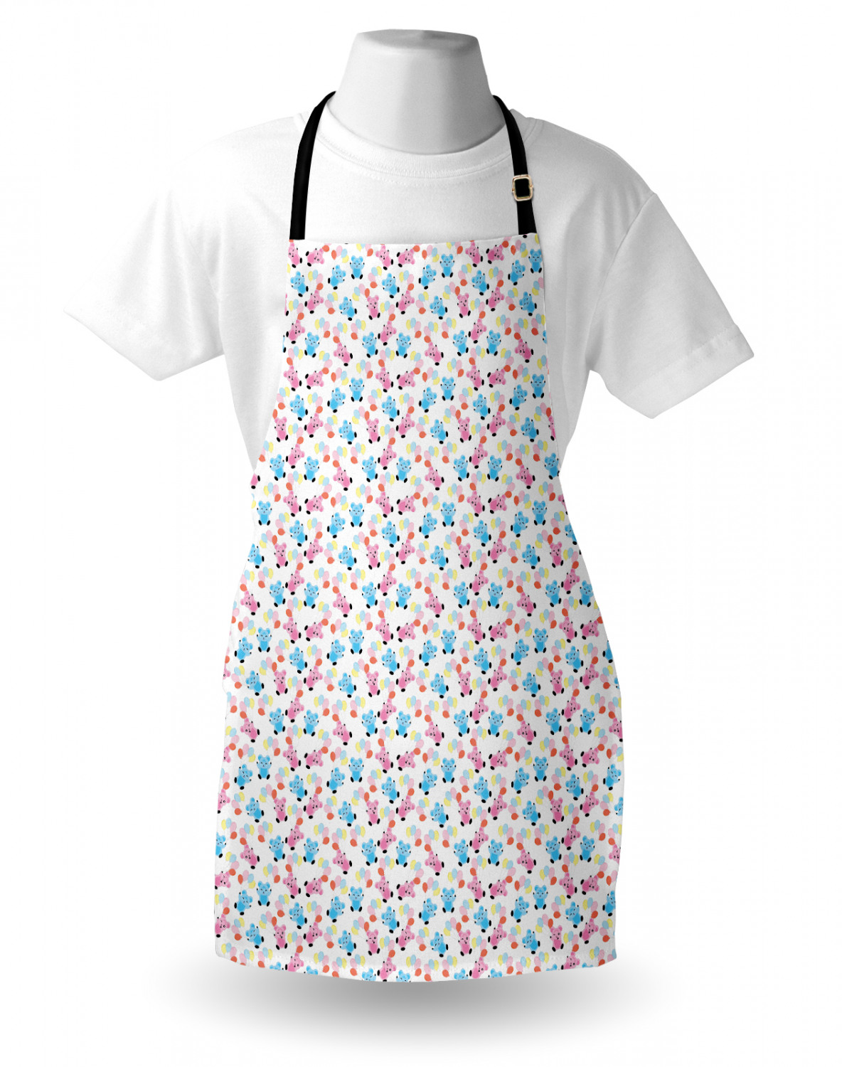 Ambesonne Unisex Long Lasting Apron Bib Adjustable Strap for Gardening Cooking