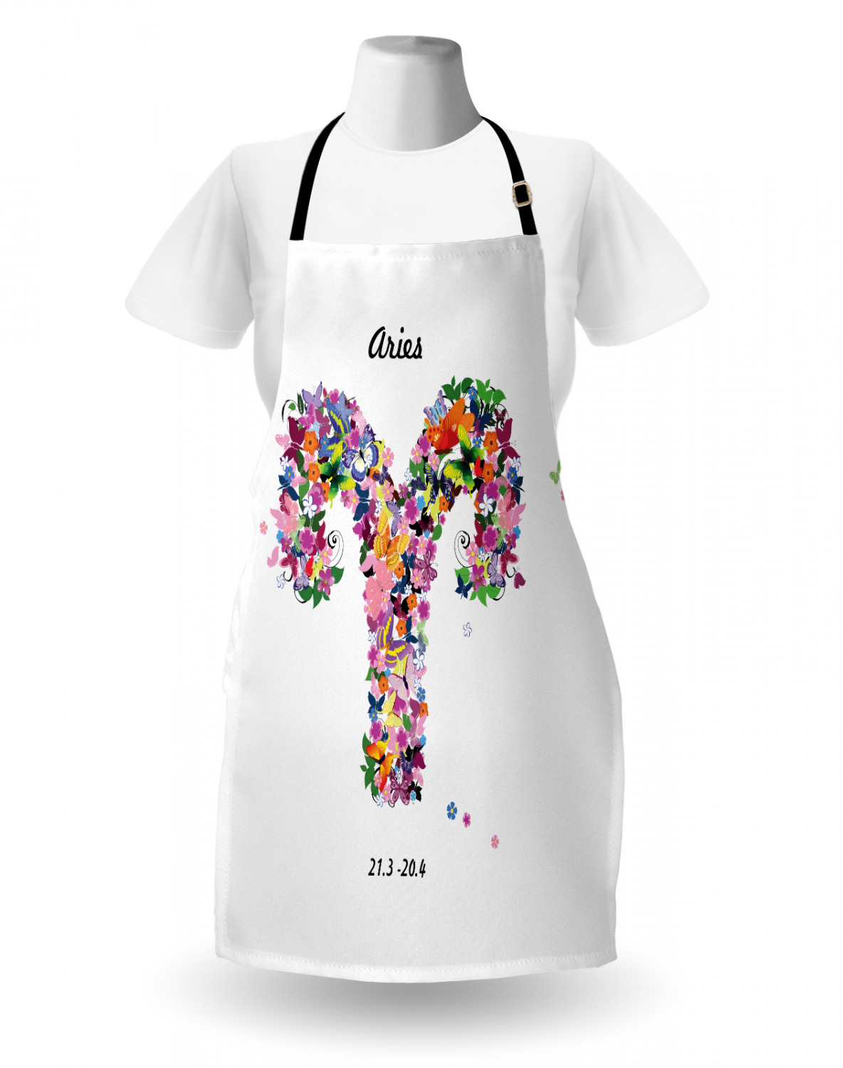 Caterpillar Apron Unisex Kitchen Bib with Adjustable Neck Cooking Baking