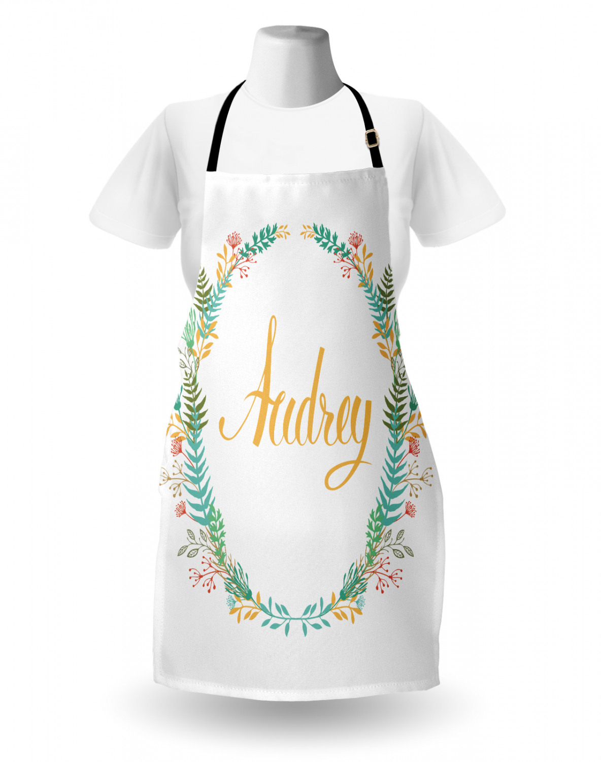 Name Apron Unisex Kitchen Bib with Adjustable Neck for Cooking ...