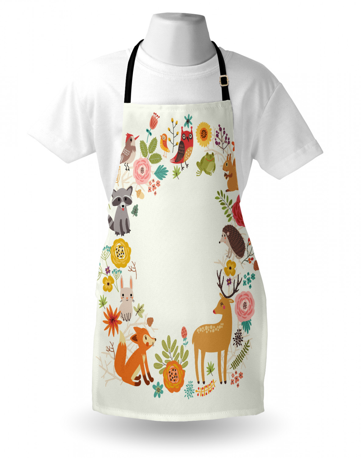 Animal Apron Unisex Kitchen Bib with Adjustable Neck for Cooking ...