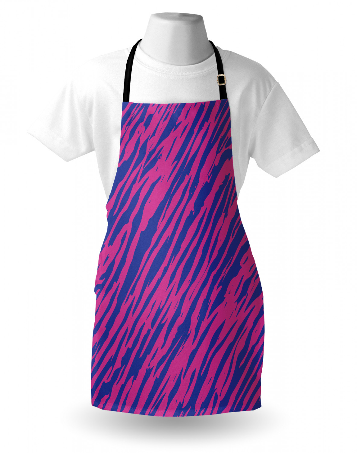 Ambesonne Pink Apron Unisex Kitchen Bib with Adjustable Neck Cooking Baking