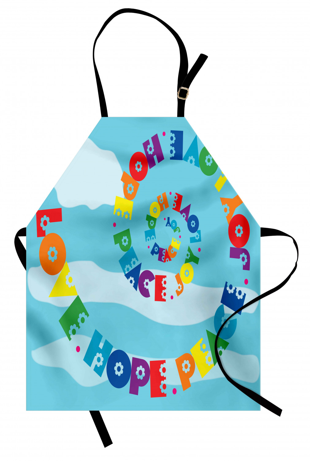 Ambesonne Apron Bib Adjustable Neck for Cooking