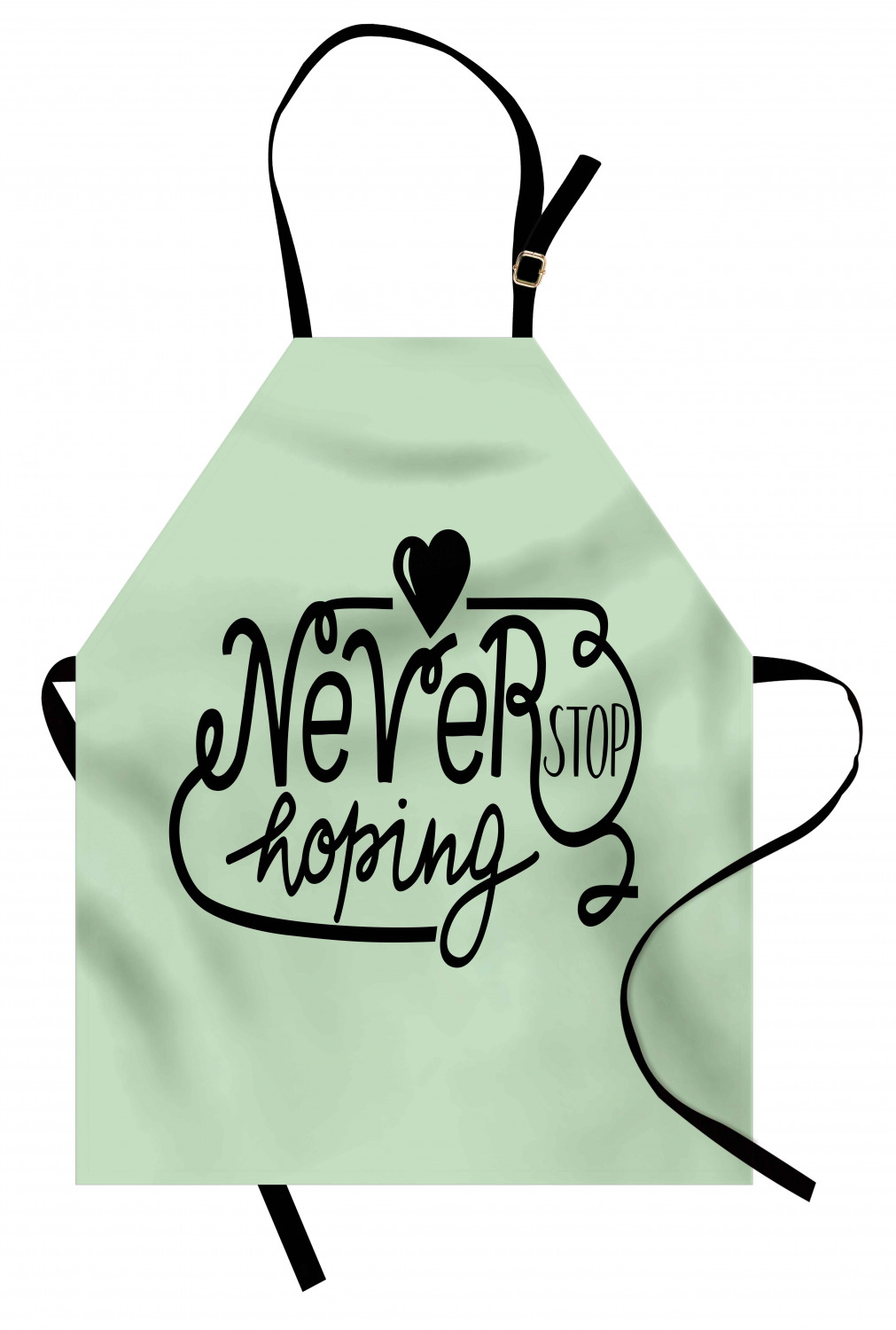 Ambesonne Apron Bib Adjustable Neck for Cooking