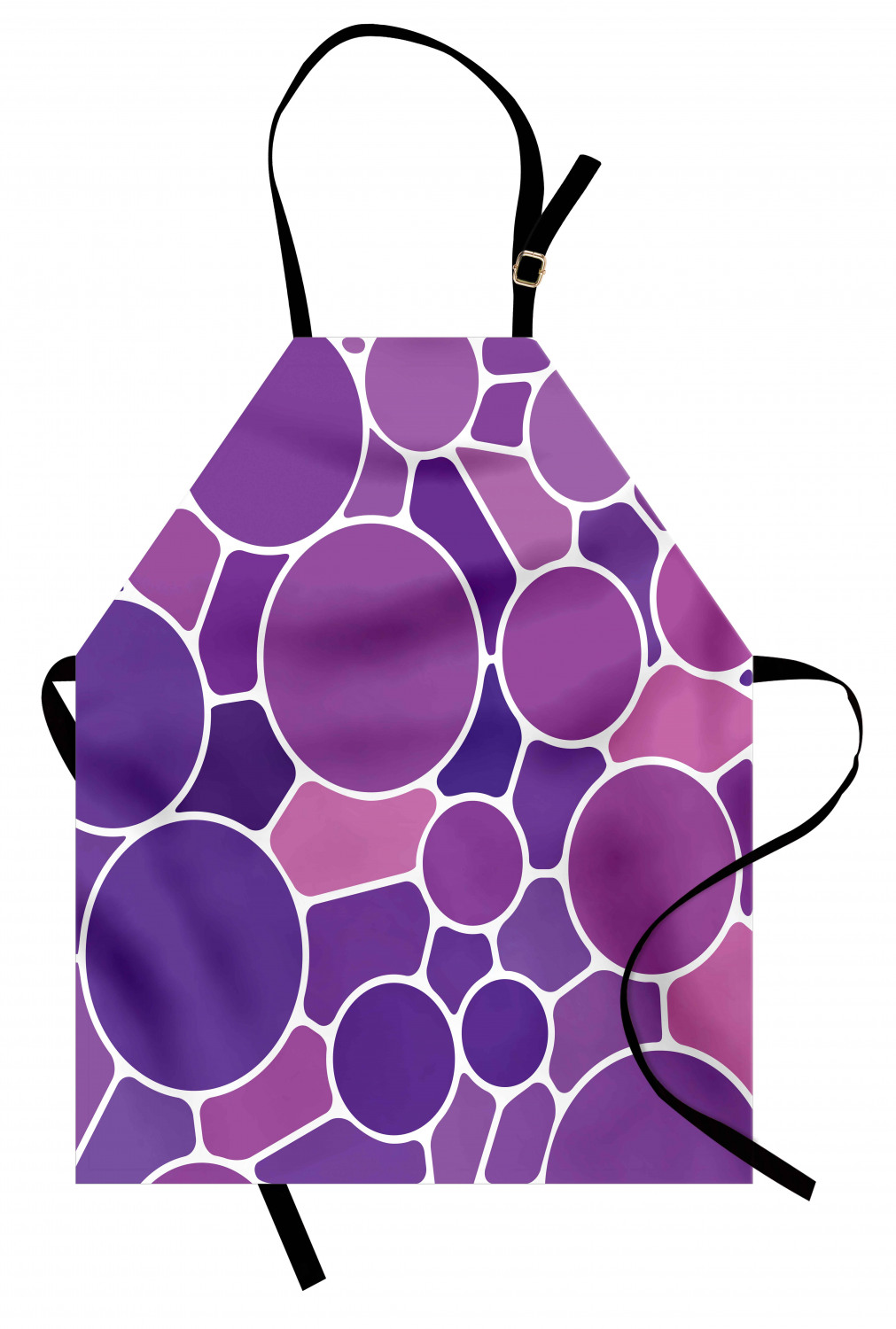 Ambesonne Pink Apron Unisex Kitchen Bib with Adjustable Neck Cooking Baking