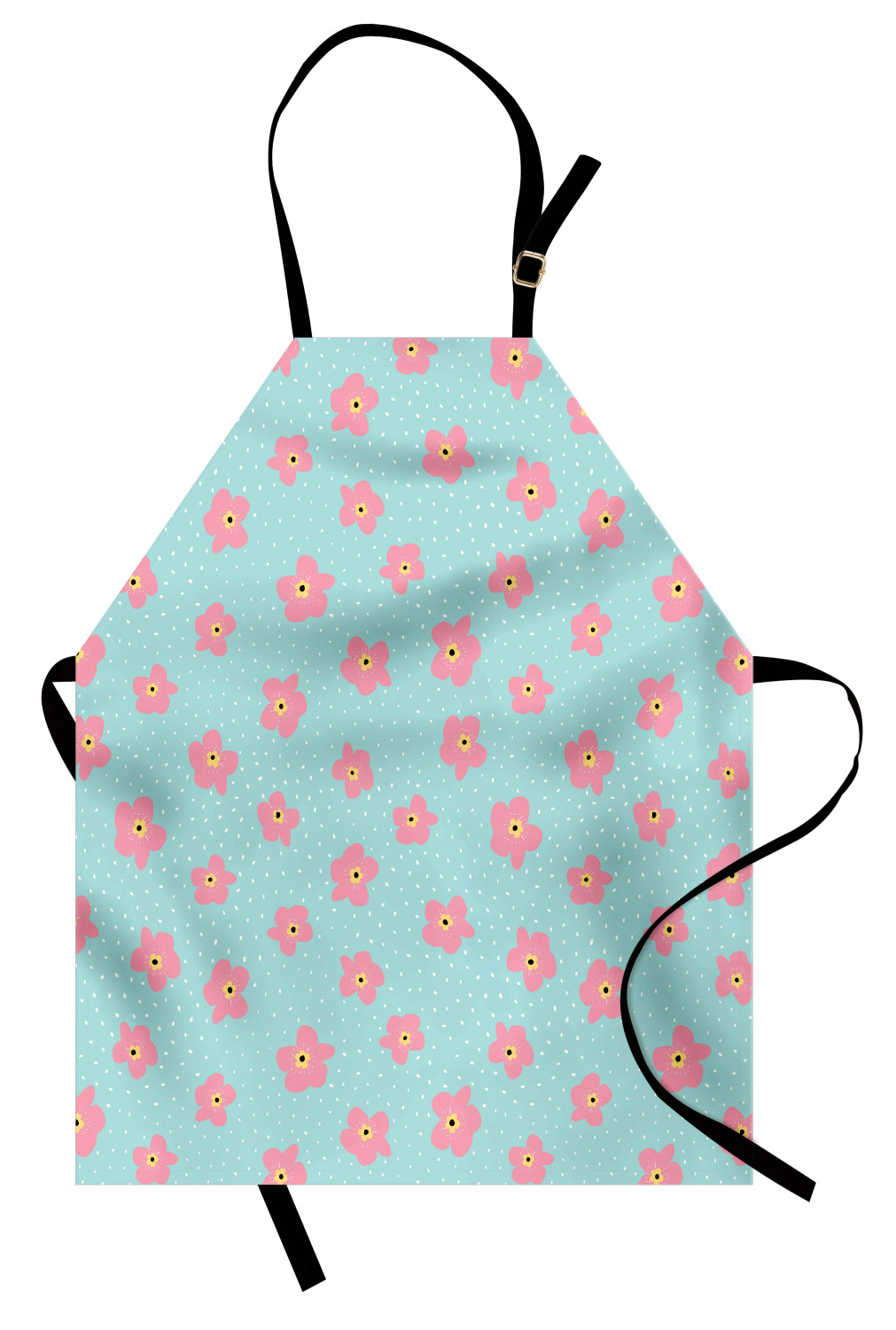 Ambesonne Flower Apron Unisex Kitchen Bib with Adjustable Neck Cooking Baking - Bild 37 von 183