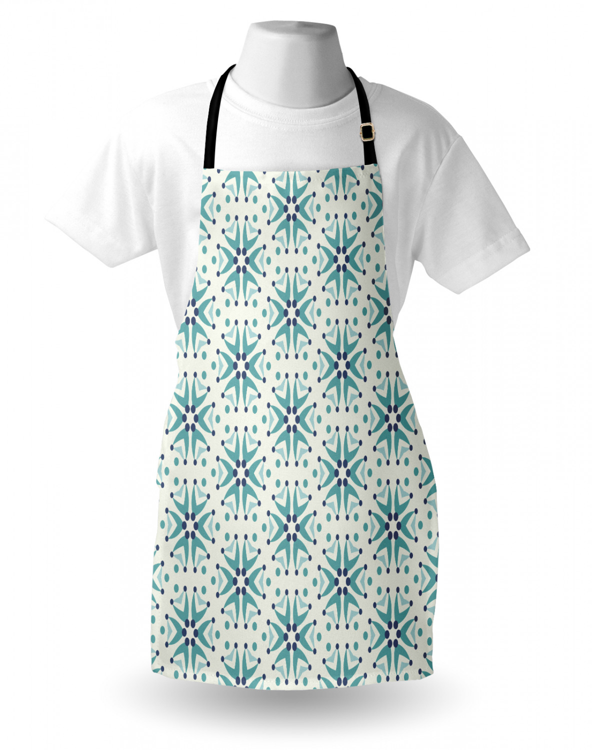Ambesonne Flower Apron Unisex Kitchen Bib with Adjustable Neck Cooking Baking - Bild 135 von 183
