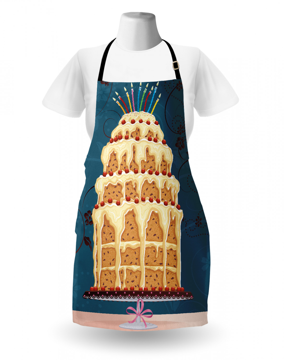 Retirement Party Apron Unisex Kitchen Bib with Adjustable Neck Cooking Baking