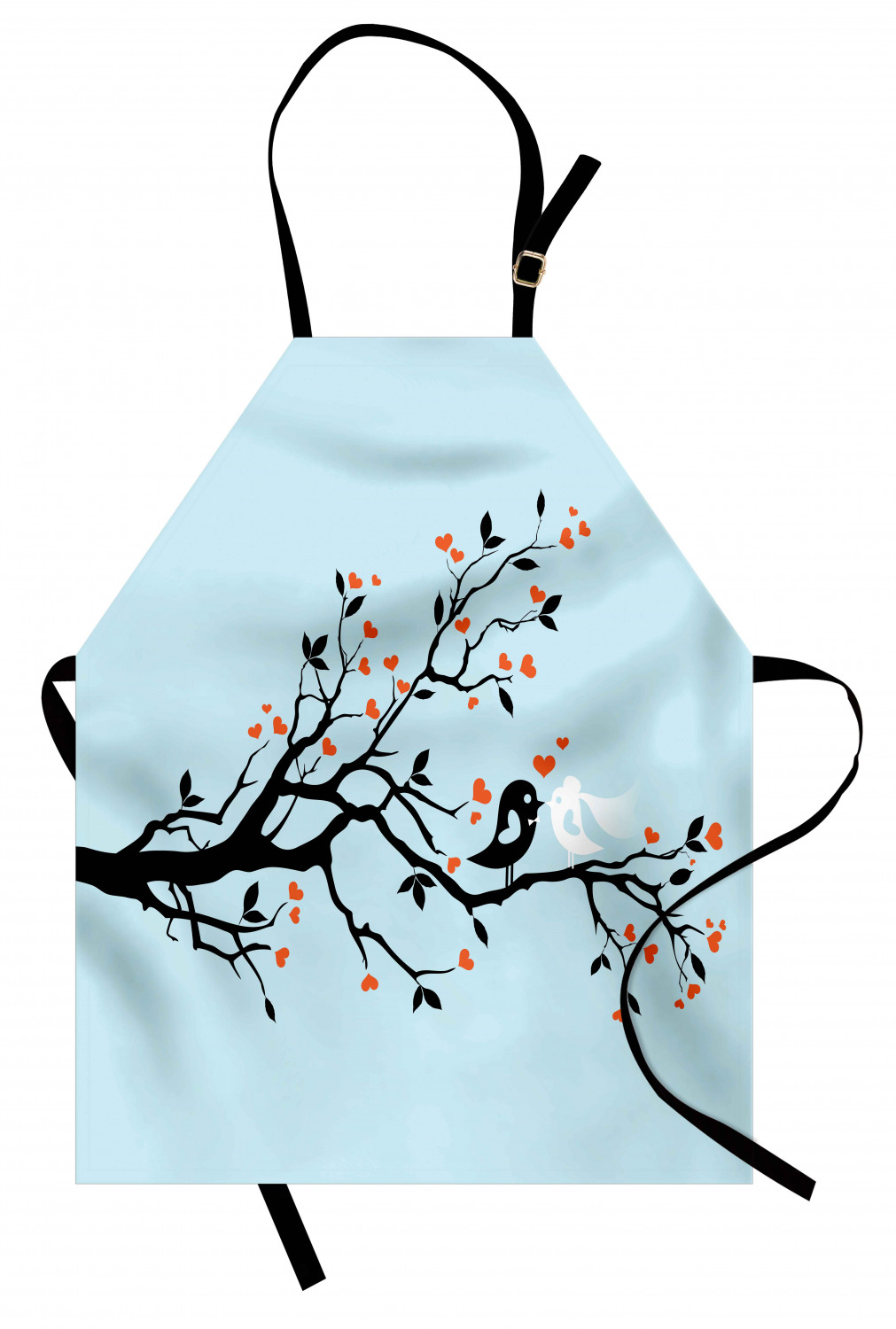 Wedding Apron Unisex Kitchen Bib with Adjustable Neck for Cooking Baking