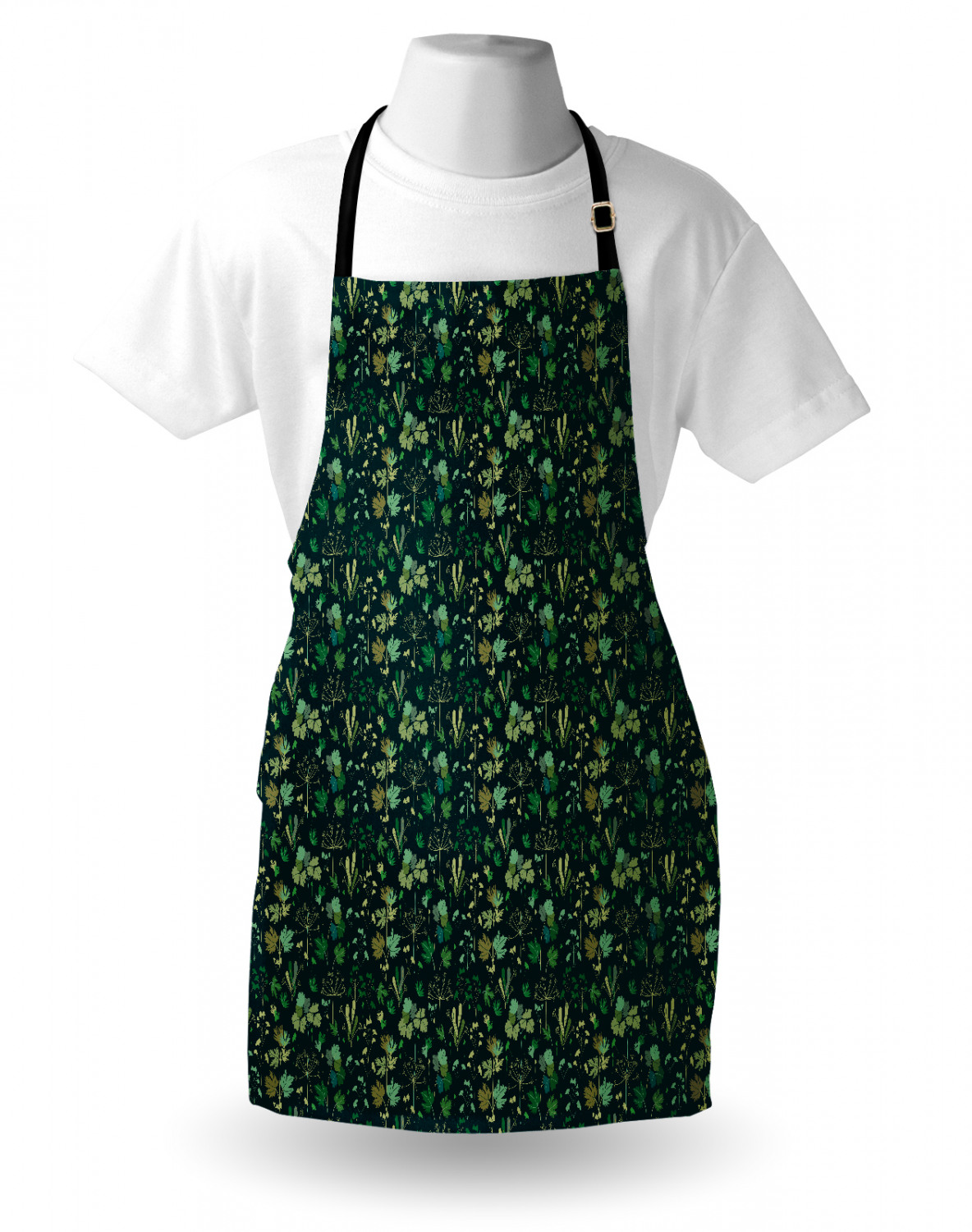 Ambesonne Flower Apron Unisex Kitchen Bib with Adjustable Neck Cooking Baking - Bild 108 von 183