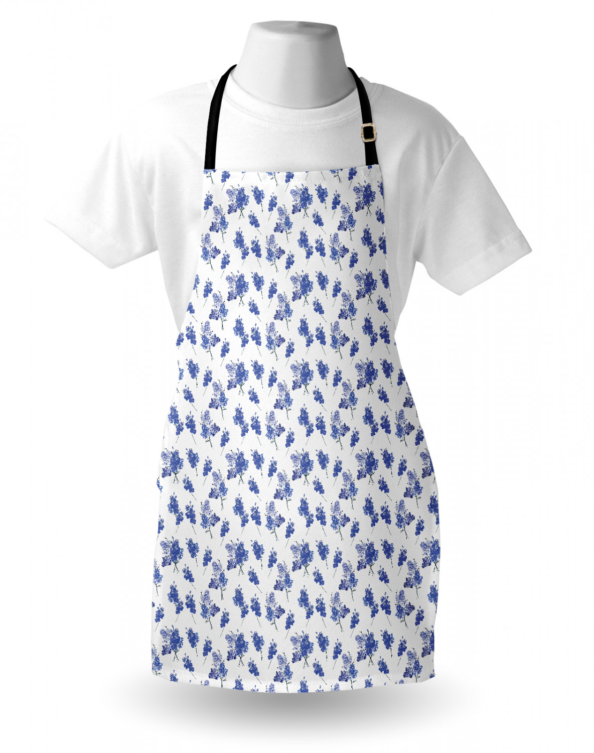 Ambesonne Flower Apron Unisex Kitchen Bib with Adjustable Neck Cooking Baking - Bild 66 von 183