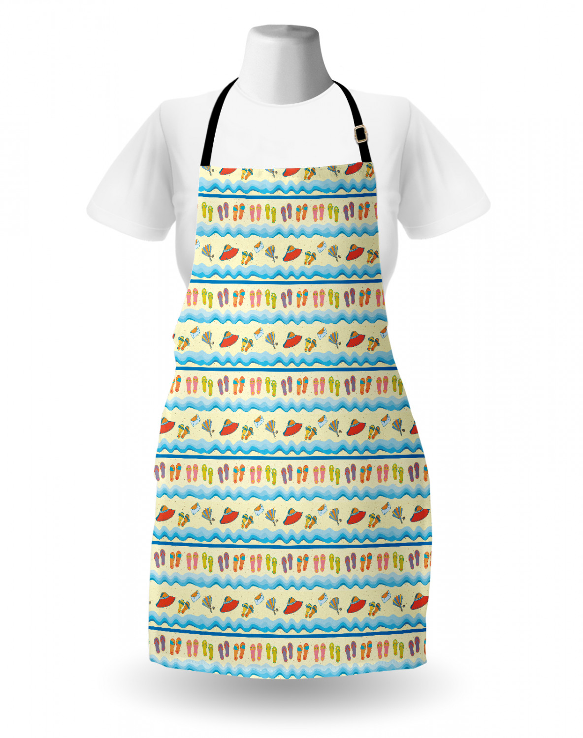 Ambesonne Apron with Adjustable Strap for Gardening and Cooking Long Lasting